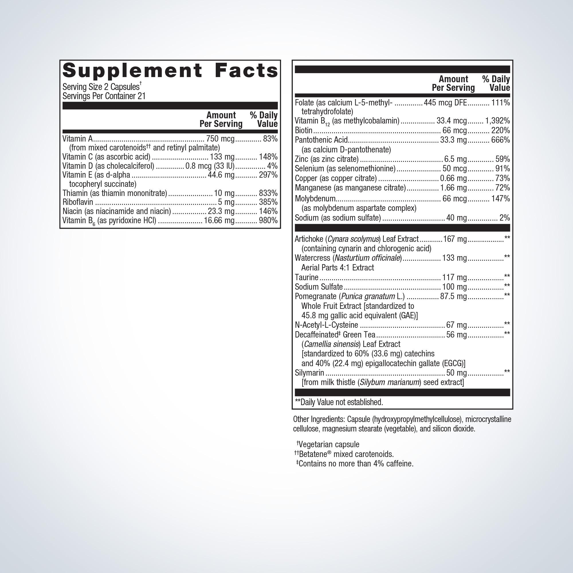 AdvaClearÂ® Liver Health Supplement | Metagenics