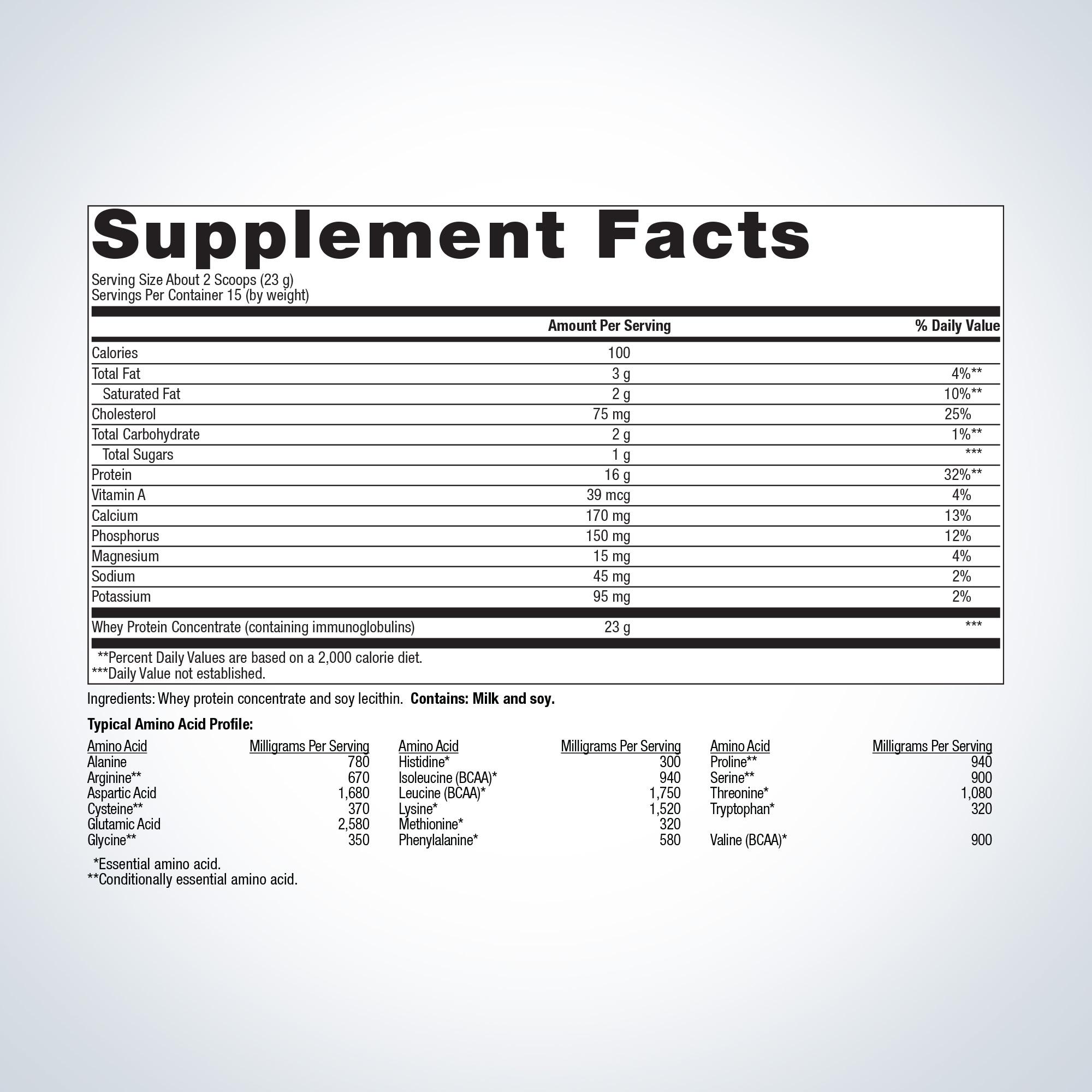 BioPure ProteinÂ® | Whey Protein Concentrate | Metagenics