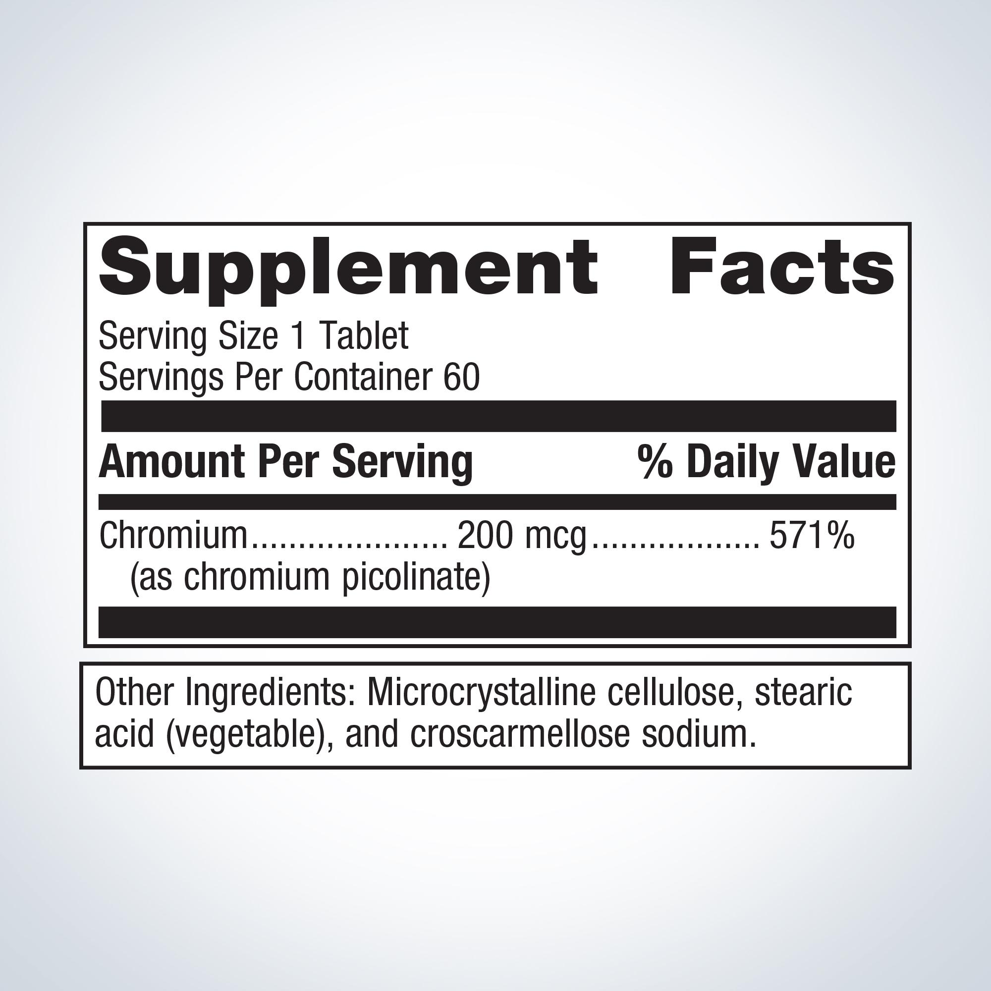 Chromium Picolinate | Blood Sugar Support | Metagenics