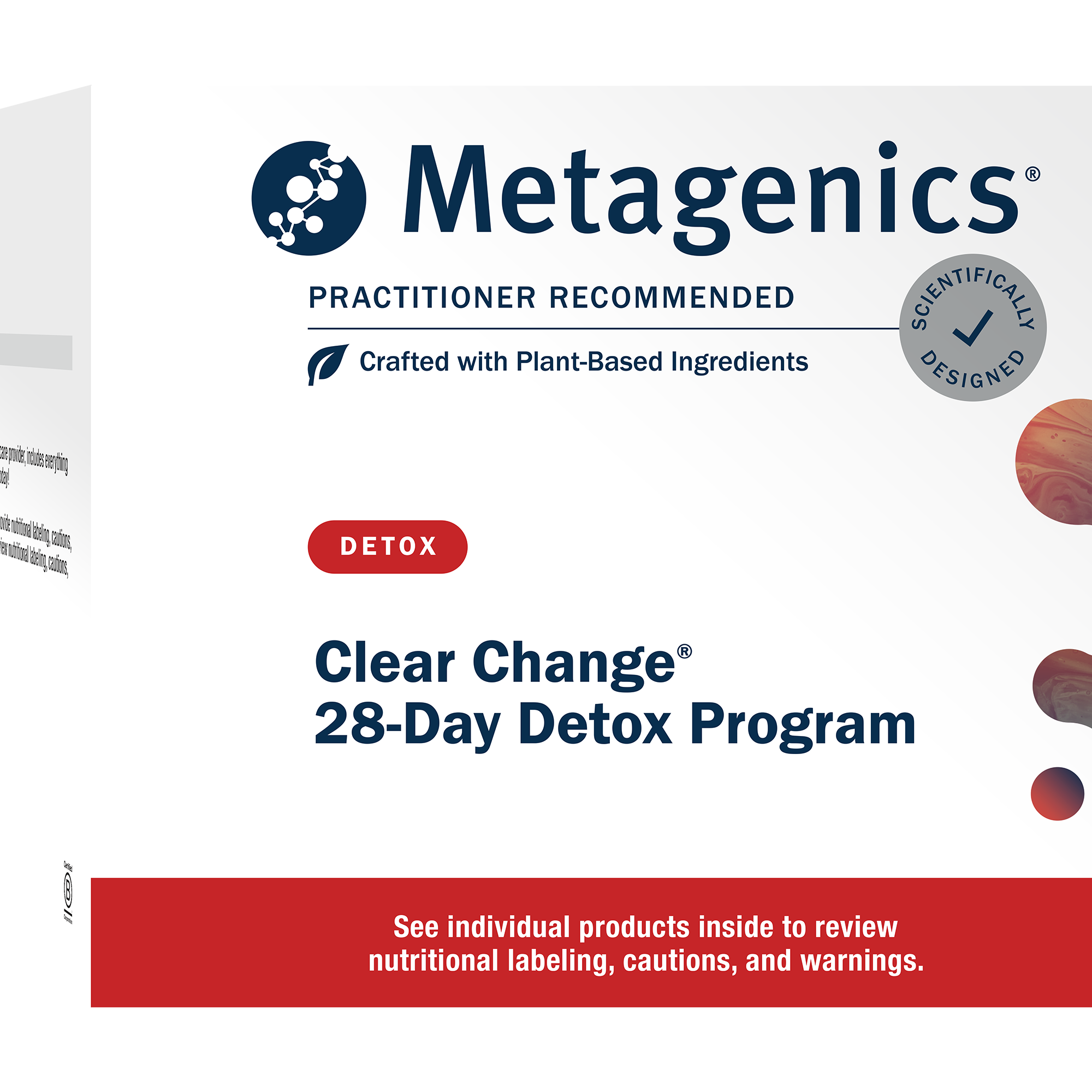 Clear ChangeÂ® Plus pH 28-Day Detox Program | Metagenics