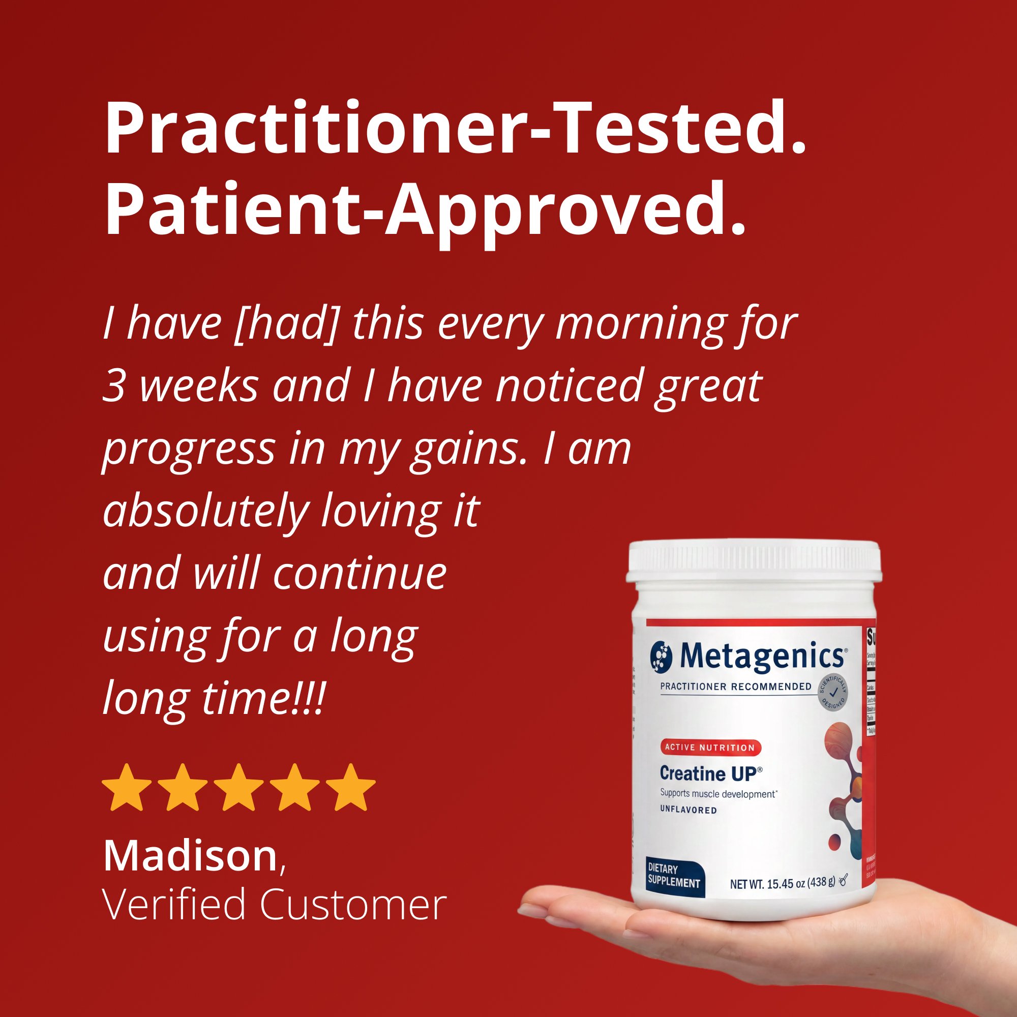 Creatine UPÂ® | Muscle Recovery Supplement | Metagenics