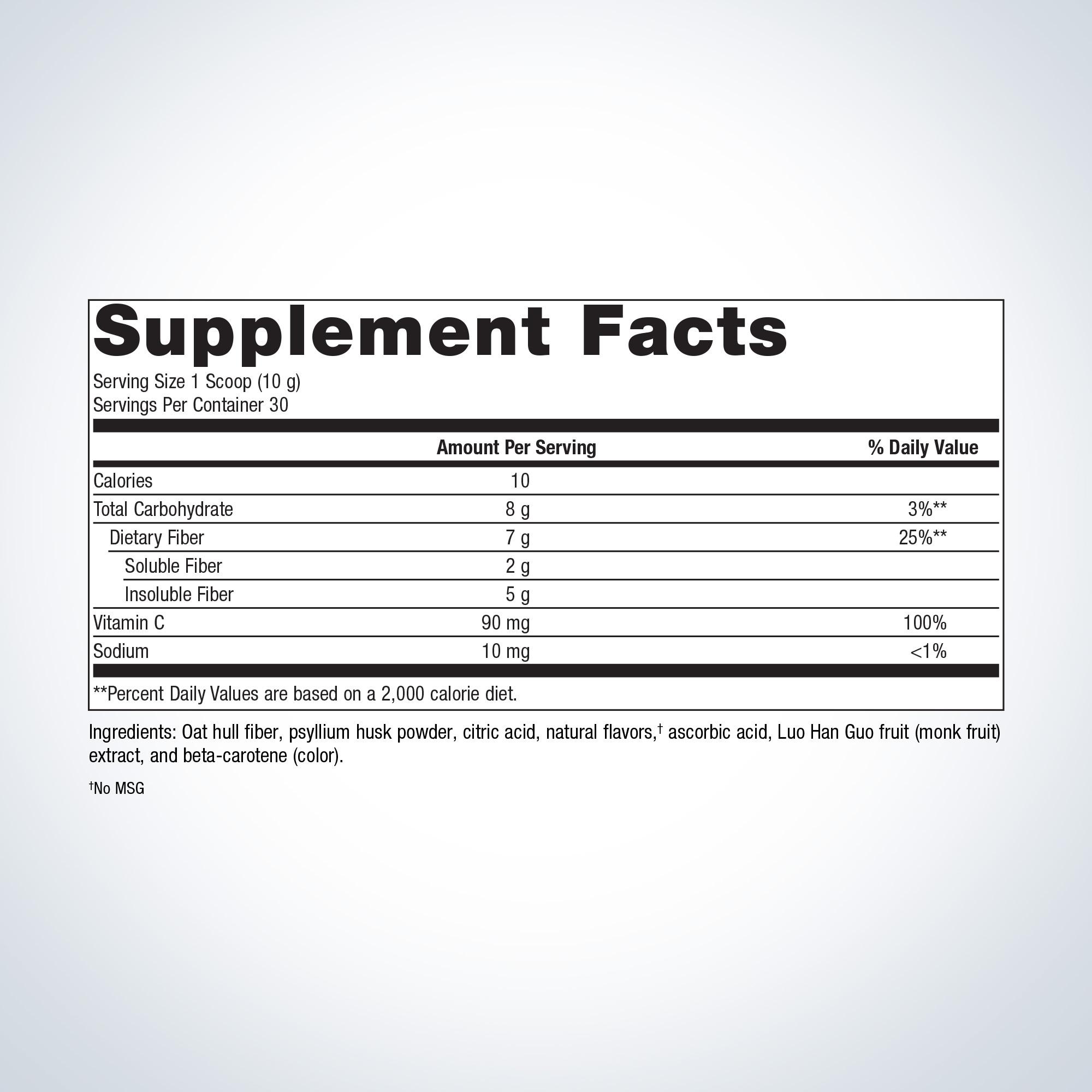 Daily Fiber Boost Gut Health Supplements | Metagenics