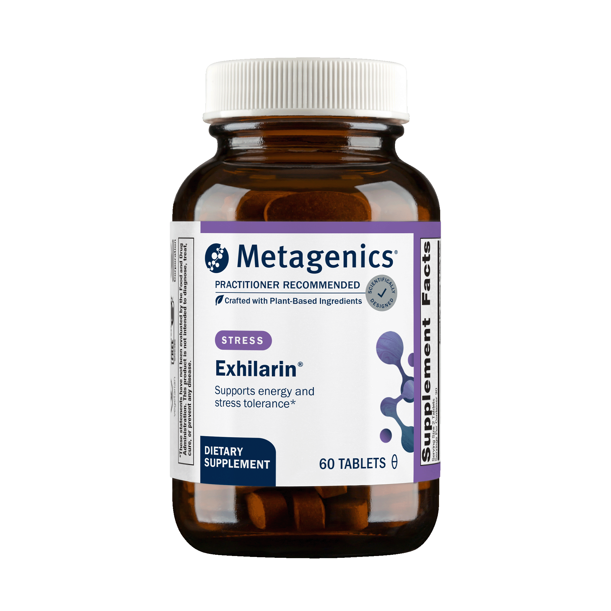 ExhilarinÂ® | Stress & Energy Support Supplement | Metagenics