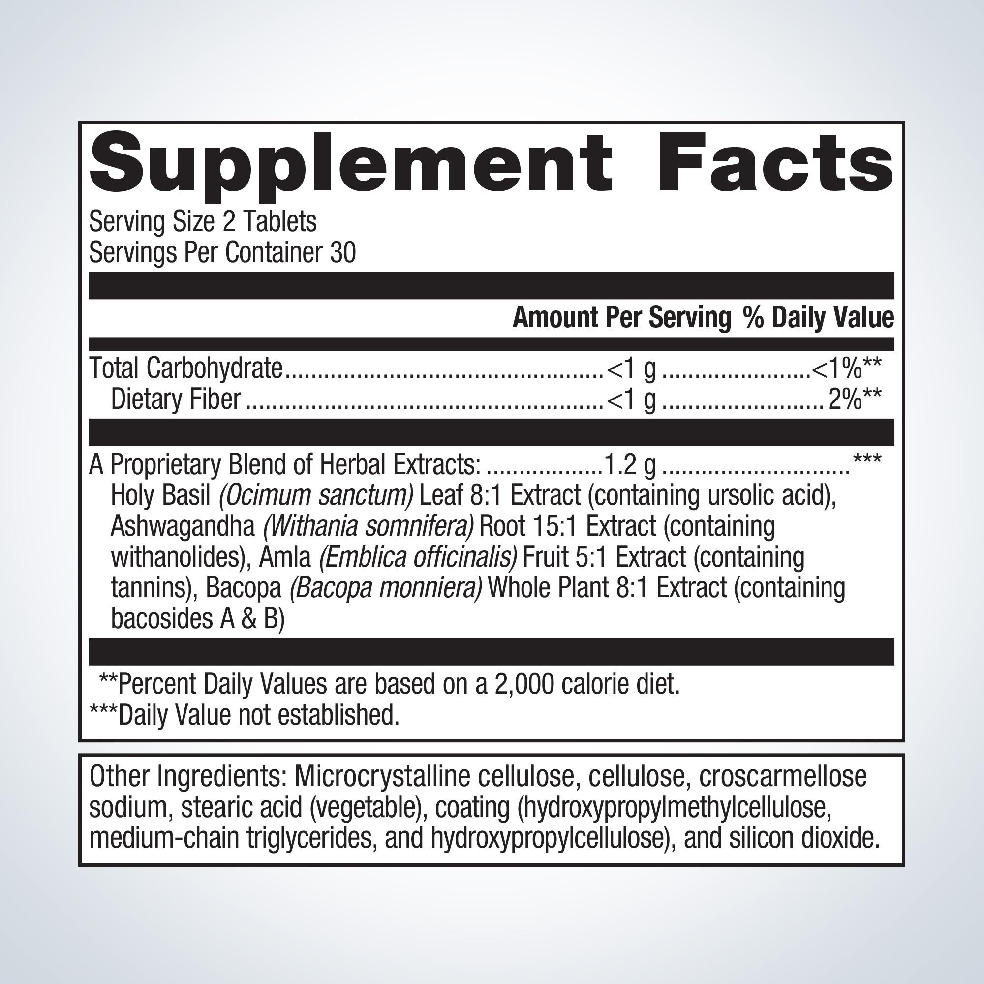 ExhilarinÂ® | Stress & Energy Support Supplement | Metagenics