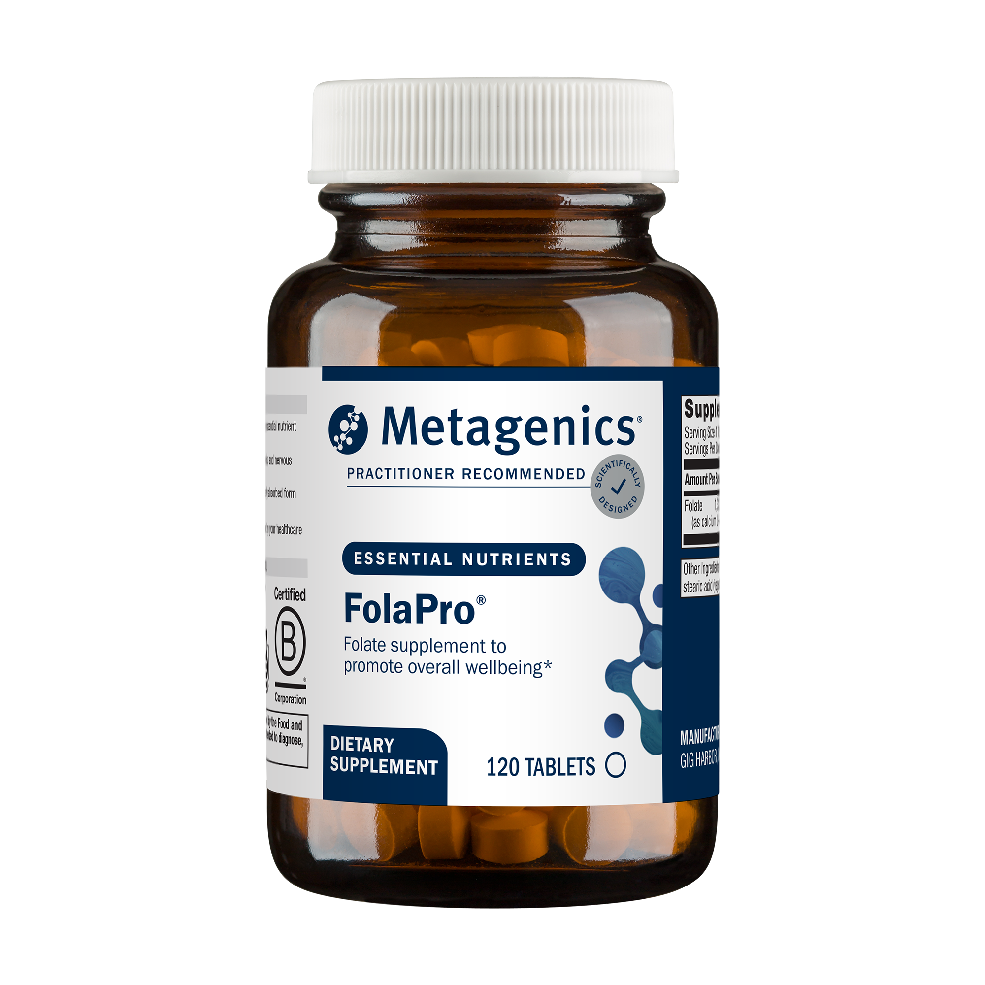 FolaProÂ® Folate Acid Supplement | Metagenics