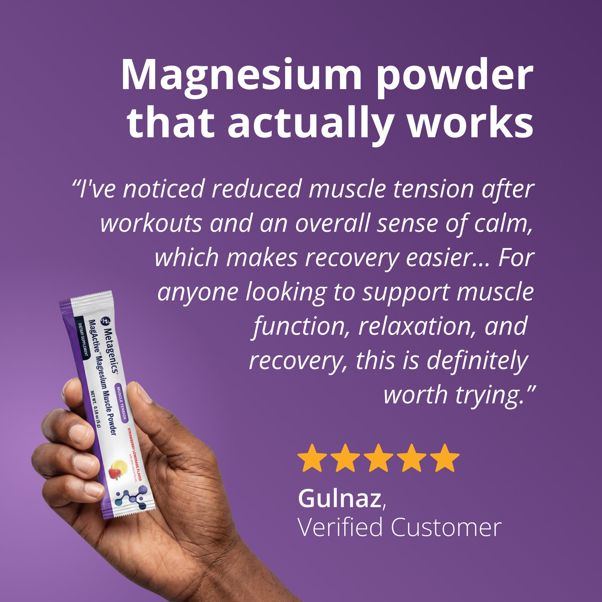 MagActiveâ„¢ Magnesium Muscle | Post Workout Recovery | Metagenics