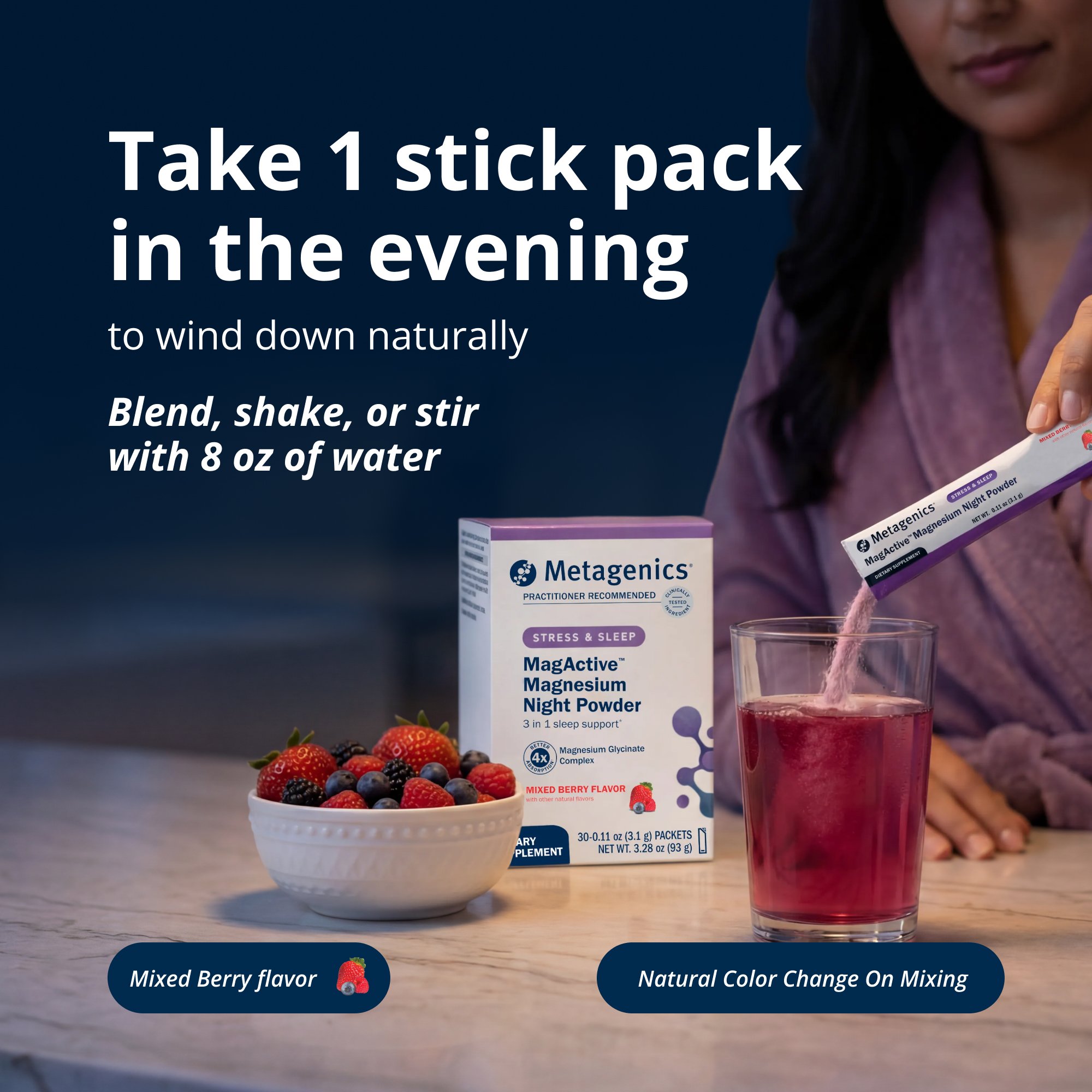 MagActiveâ„¢ Magnesium Night | Metagenics