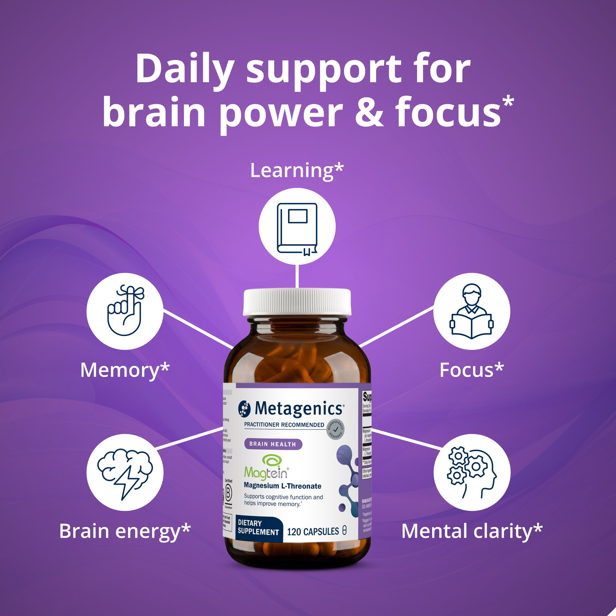 MagteinÂ® Magnesium L-Threonate | Metagenics