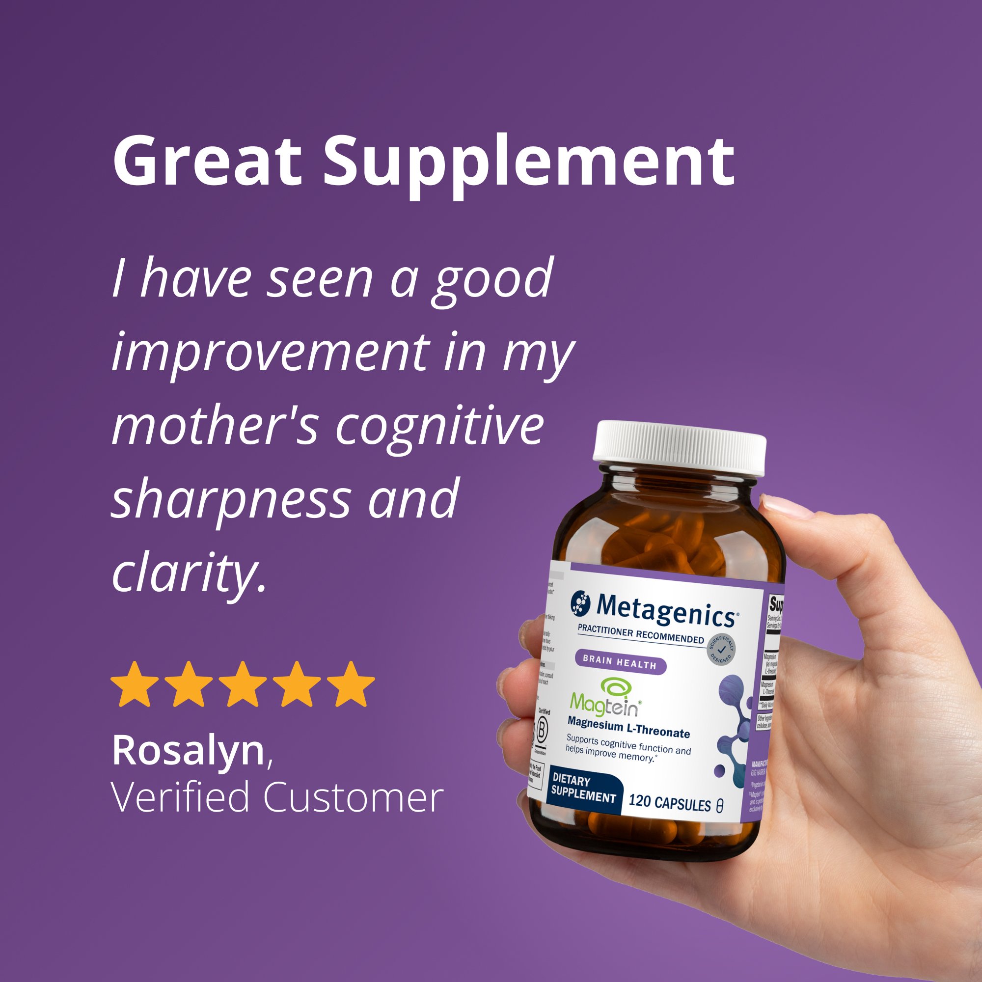 MagteinÂ® Magnesium L-Threonate | Metagenics
