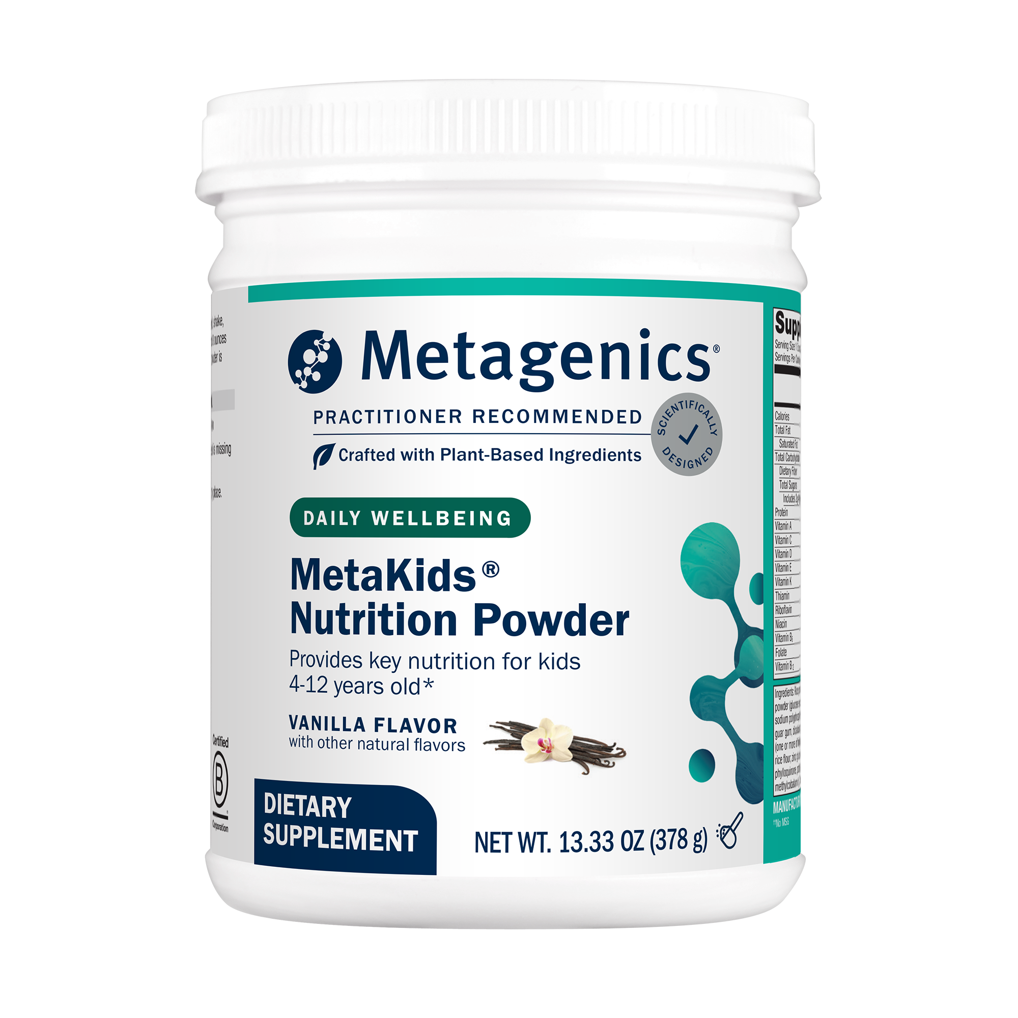 MetaKidsâ„¢ Nutrition Powder Dietary Supplement | Metagenics