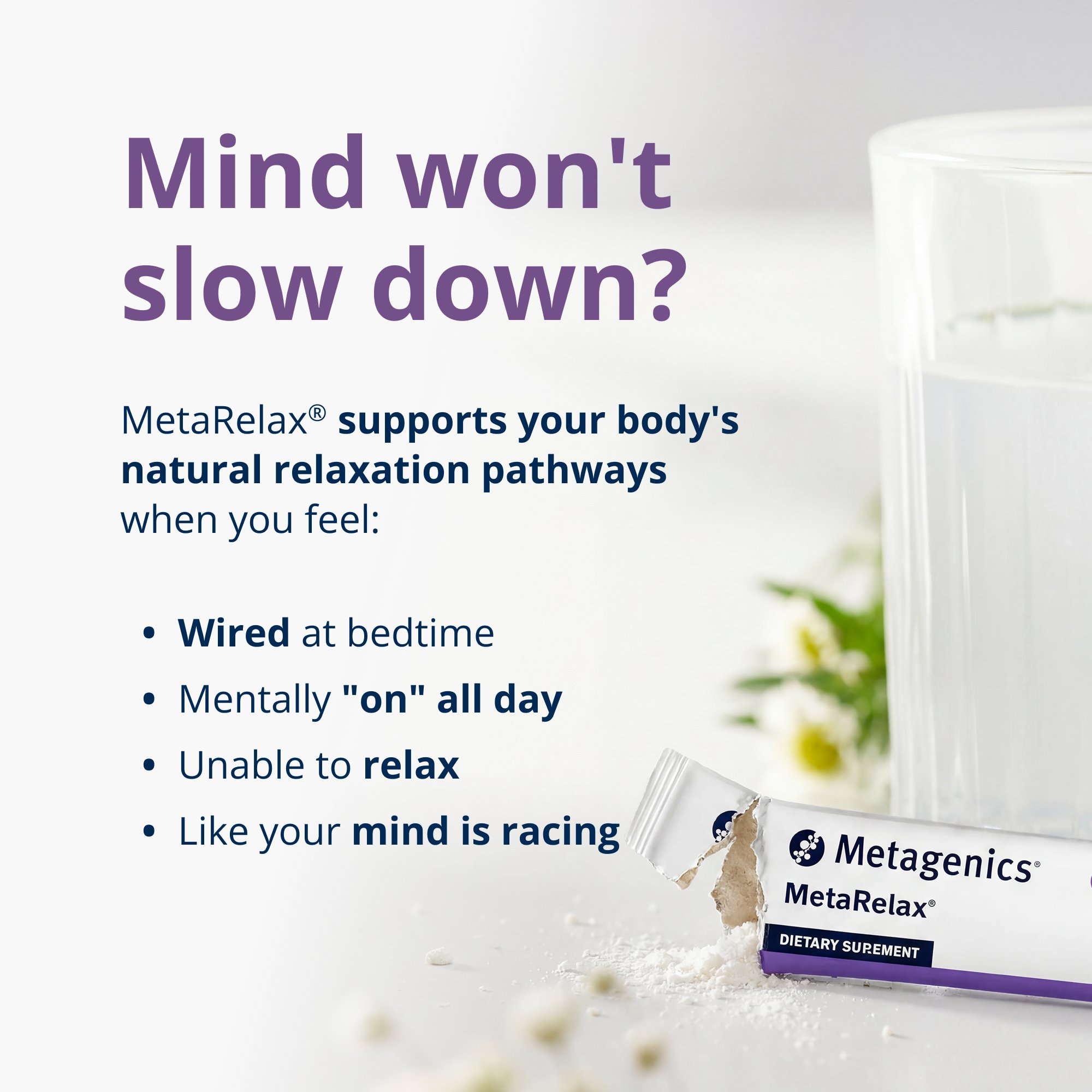 MetaRelaxÂ® - Magnesium Powder Supplement | Metagenics