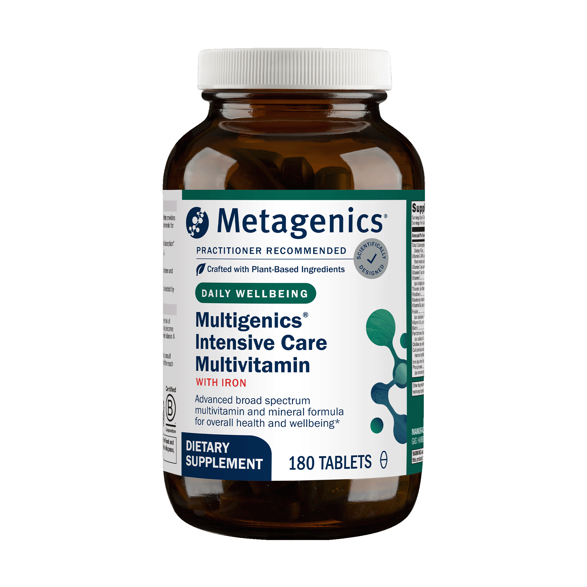 MultigenicsÂ® Intensive Care Multivitamin with Iron | Metagenics