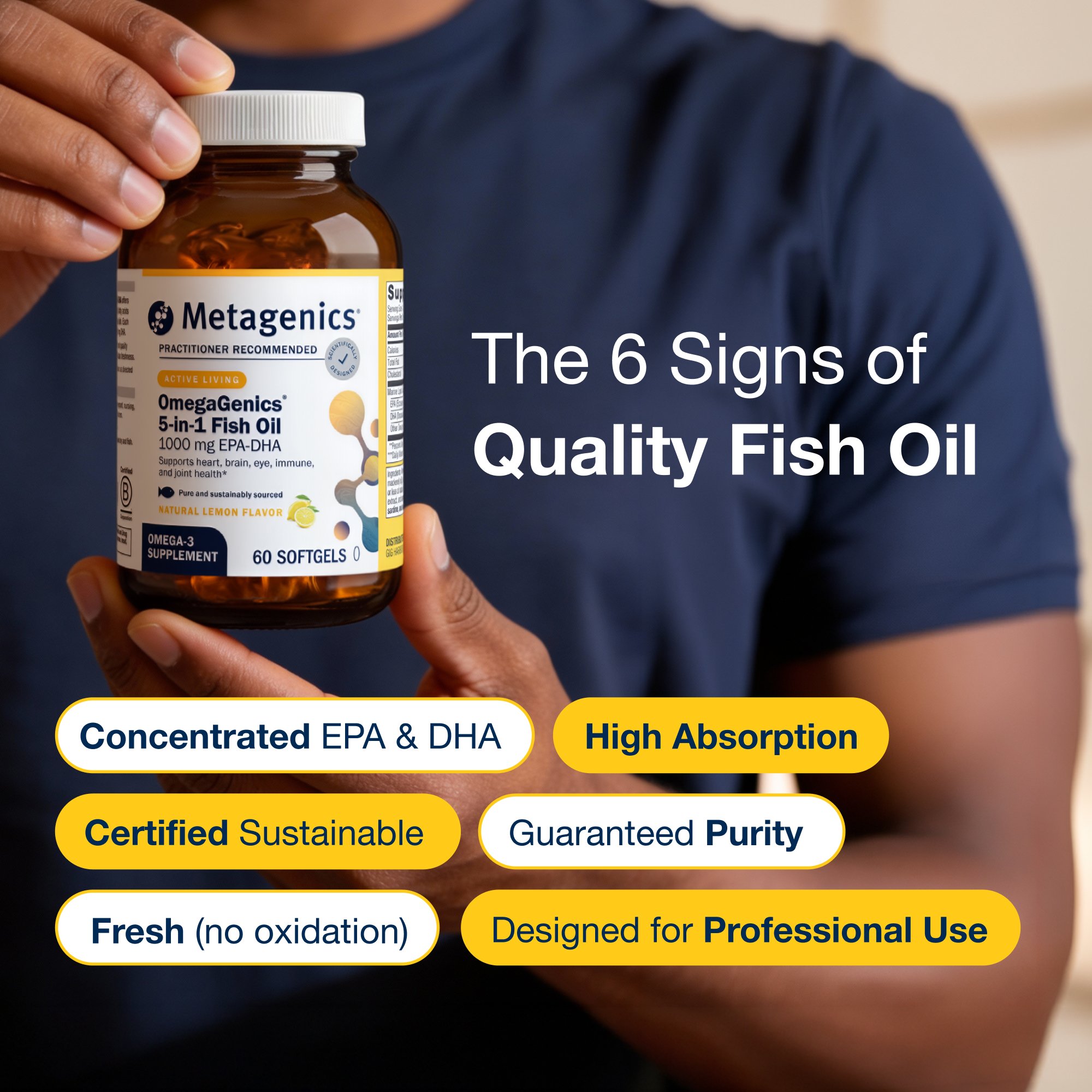 OmegaGenicsÂ® Fish Oil EPA-DHA 1000 mg | Metagenics