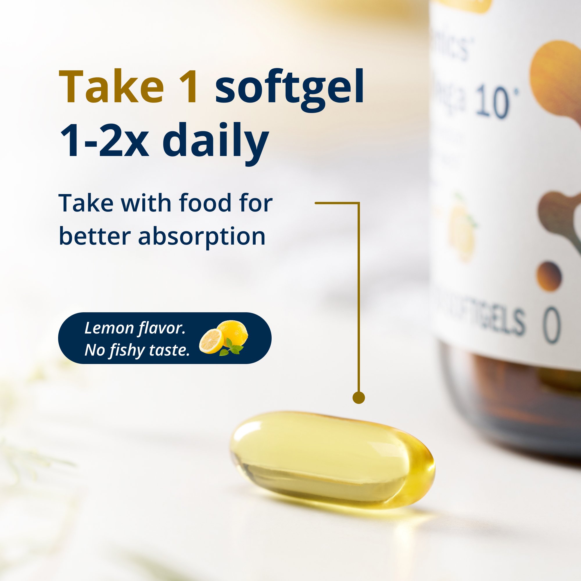 OmegaGenics Fish Oil Mega 10 | Metagenics