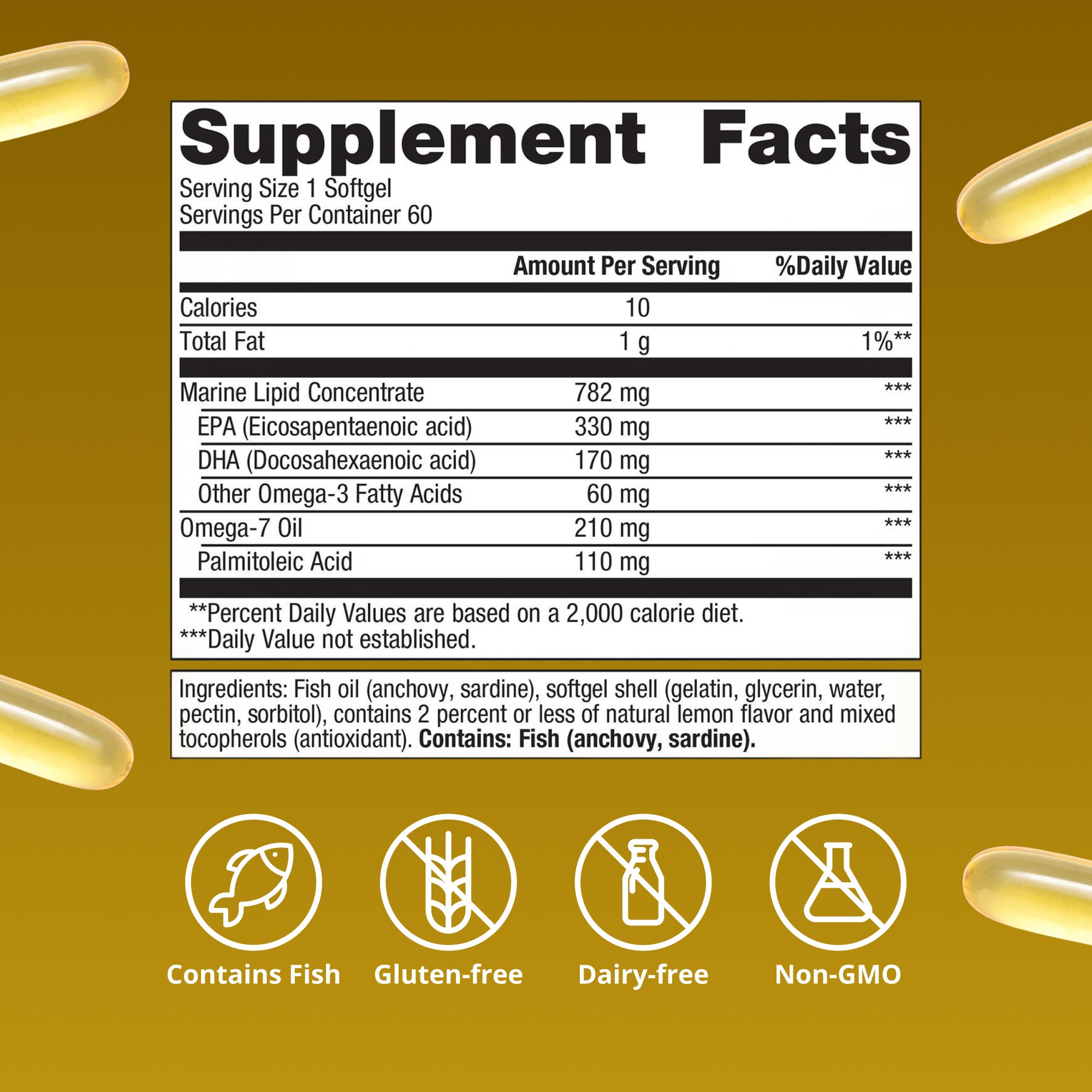 OmegaGenics Fish Oil Mega 10 | Metagenics