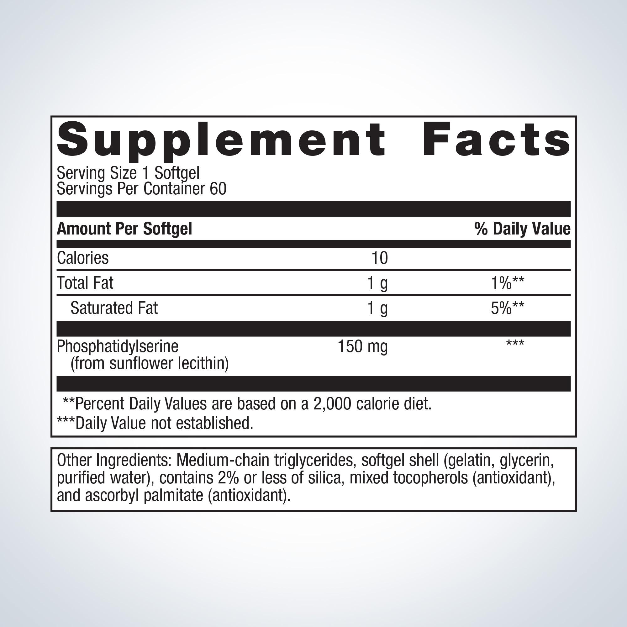 Phosphatidylserine - Cognitive Health Supplement | Metagenics