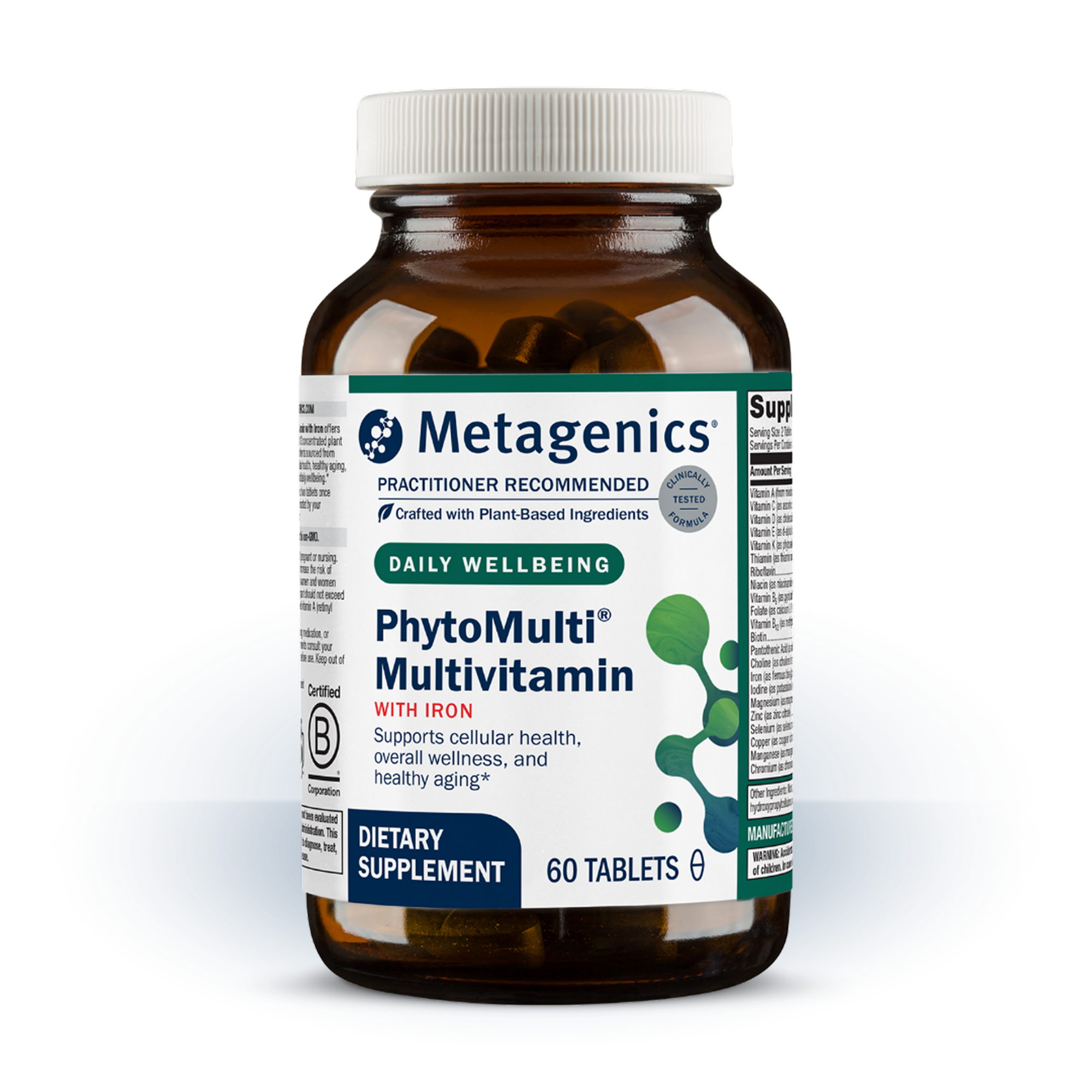 PhytoMulti Multivitamin with Iron | Metagenics