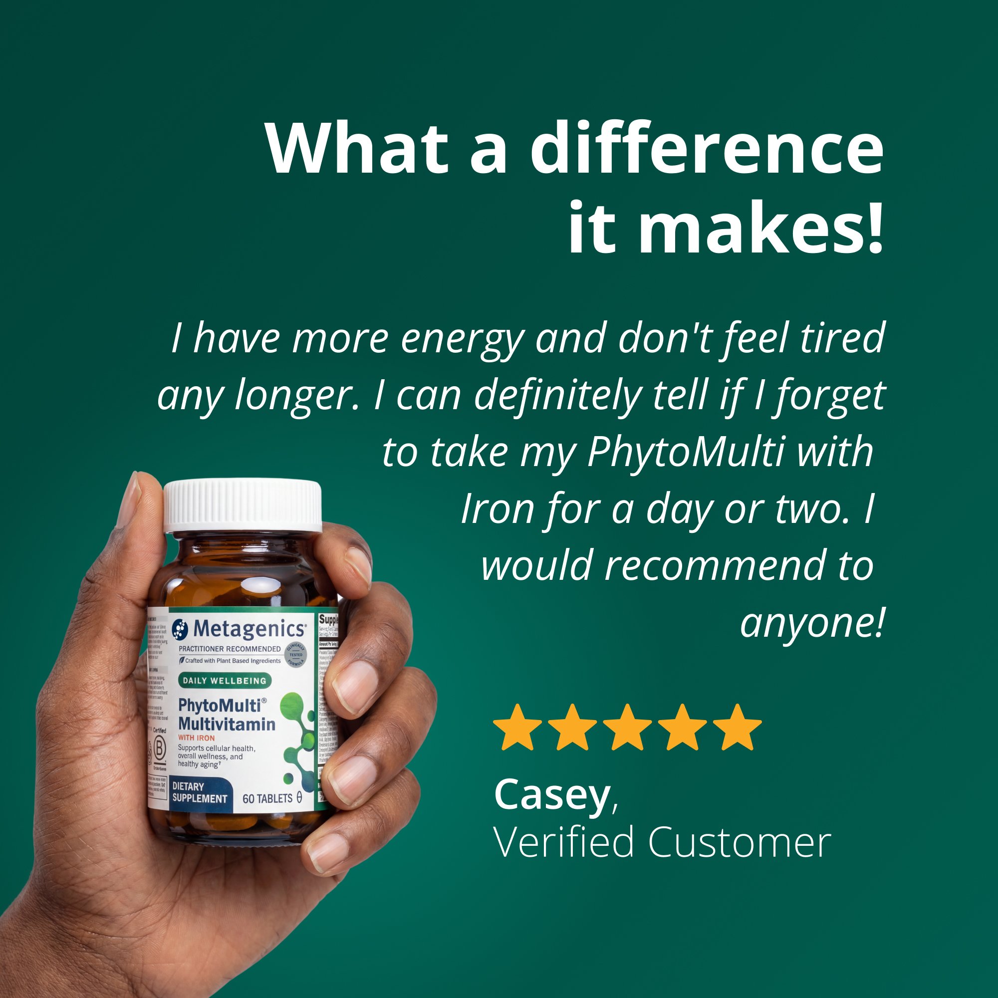 PhytoMulti Multivitamin with Iron | Metagenics