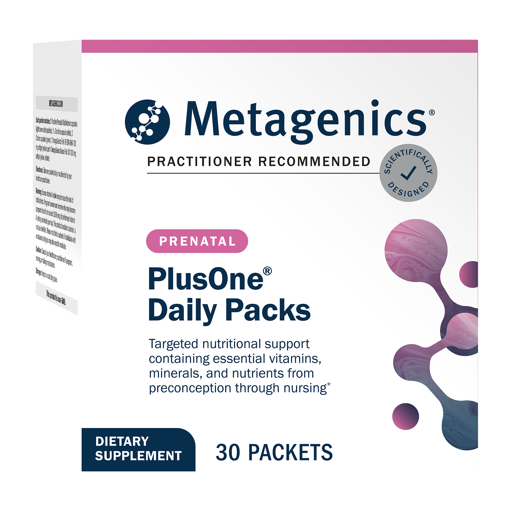 PlusOneâ„¢ Prenatal Daily Packs | Metagenics