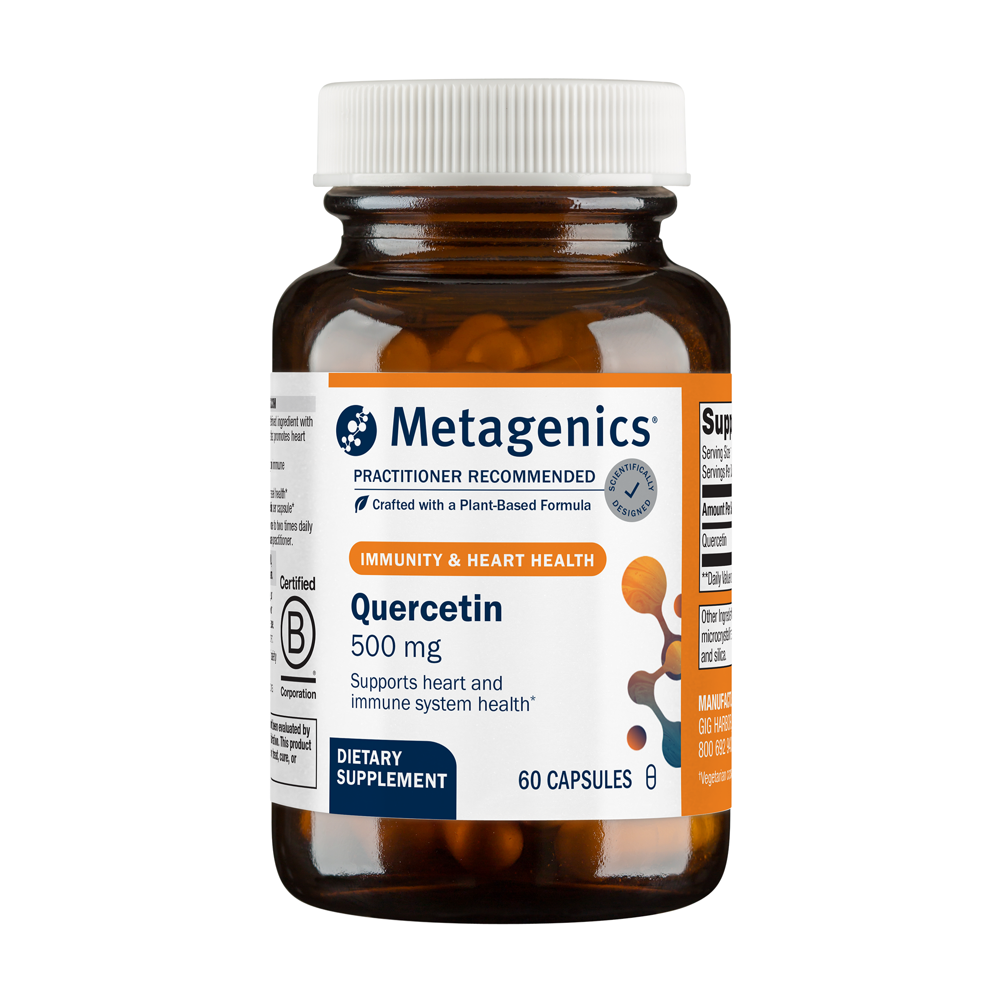 Quercetin 500 mg Supports Immune and Heart Function* | Metagenics