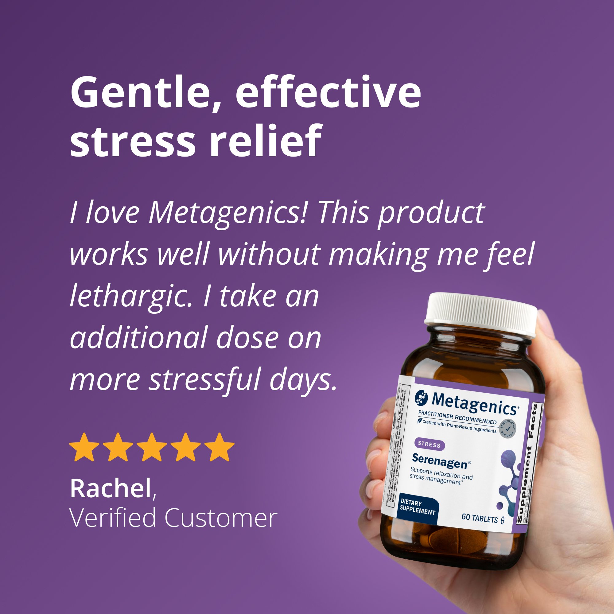 SerenagenÂ® - Herbal Stress Relief Supplement | Metagenics