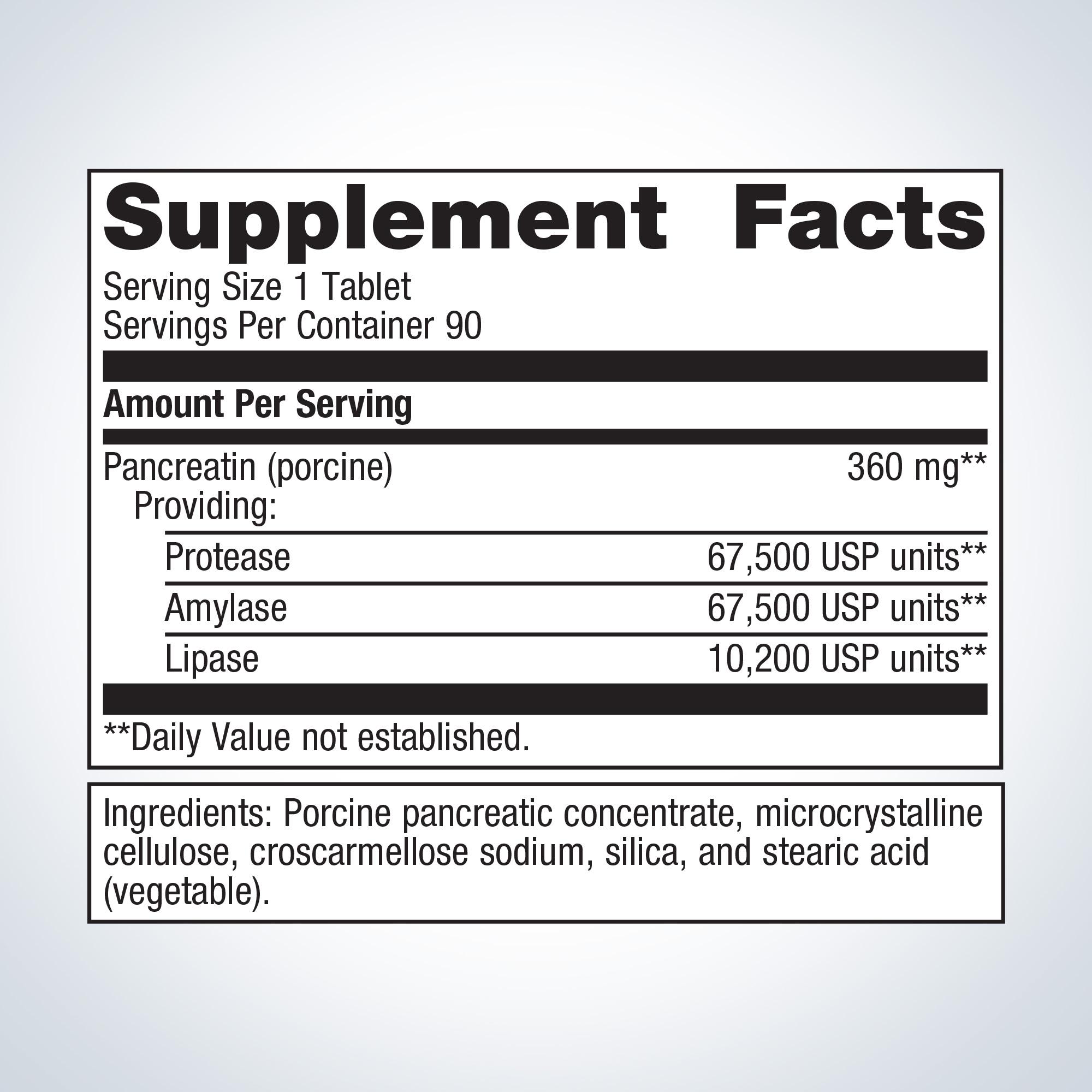 SpectraZymeÂ® Pancreatic Enzymes Supplement | Metagenics