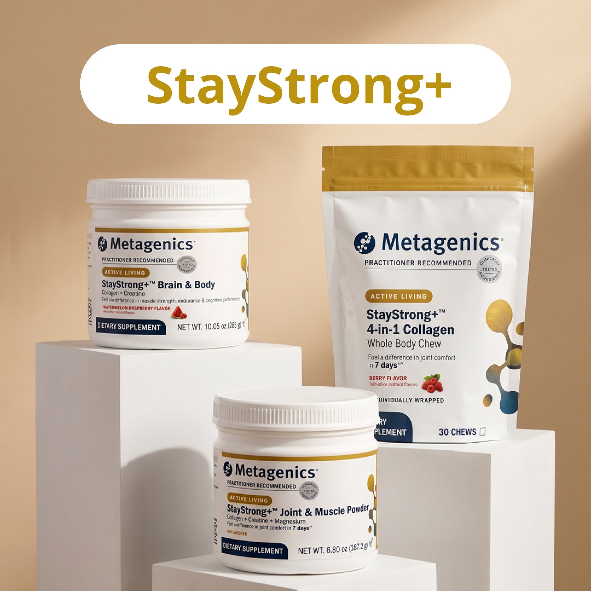 StayStrongâ„¢ 4-in-1 Multi Collagen Chews | Joints, Tendons & Skin