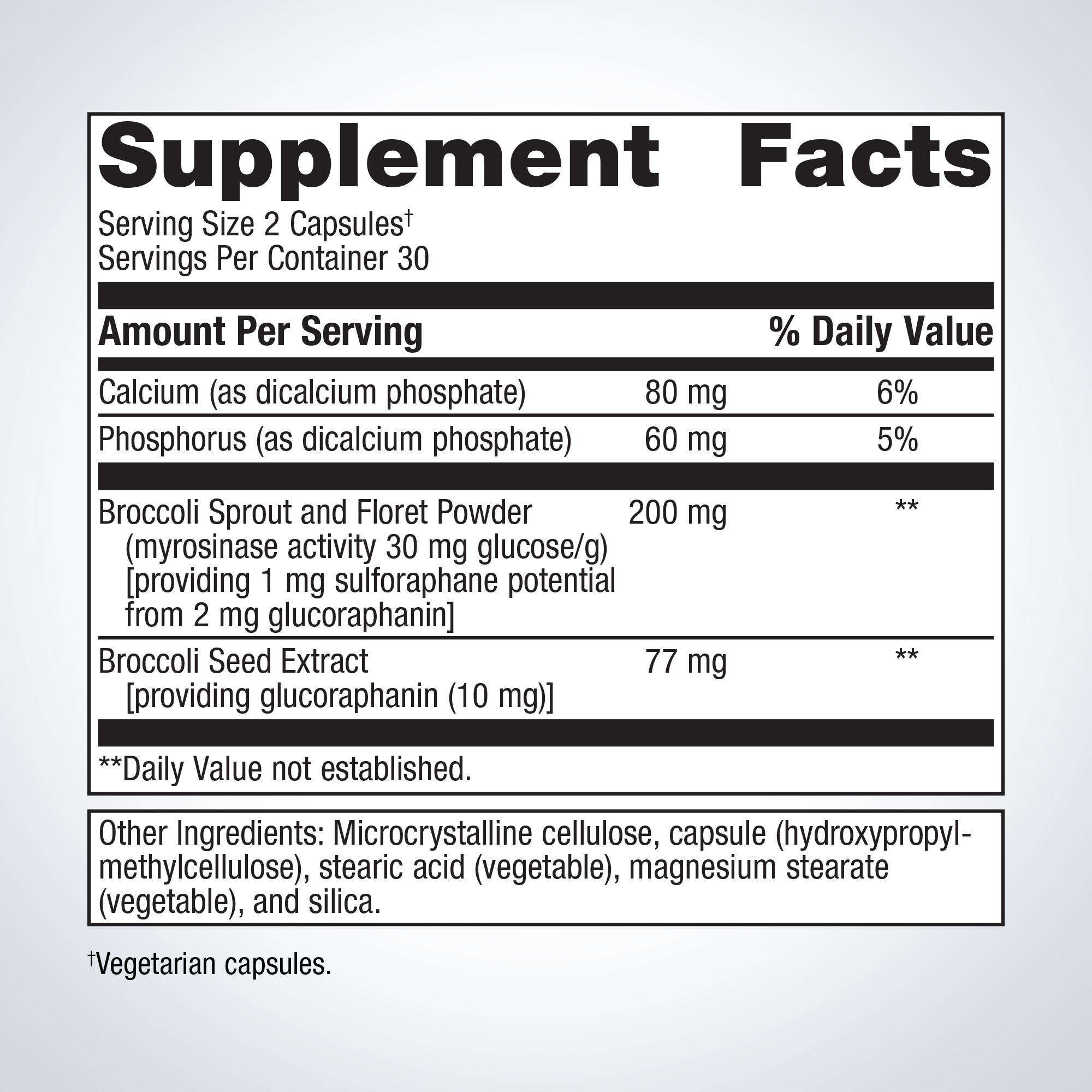 SulforaClearâ„¢ - Broccoli Sulforaphane Supplement | Metagenics