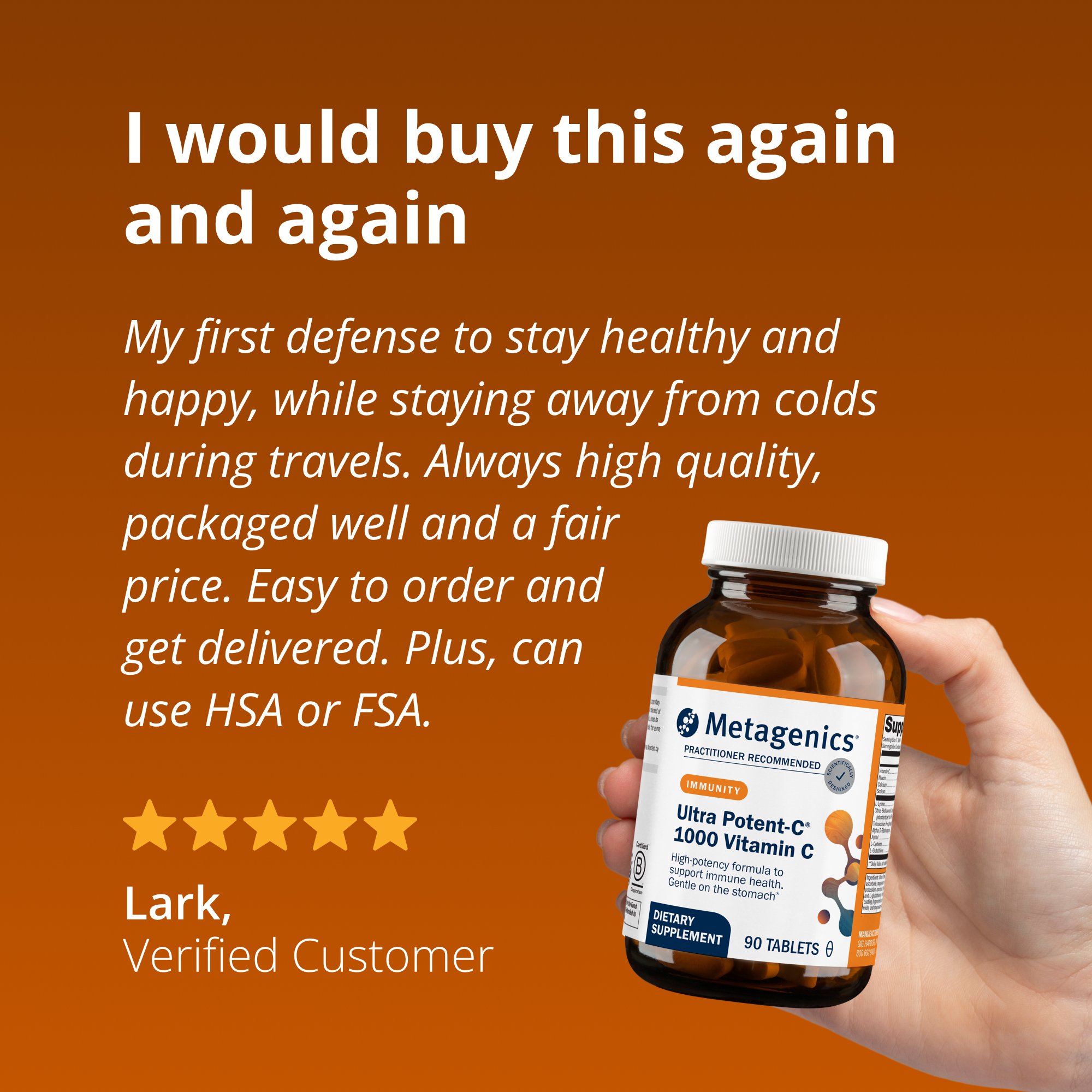 Ultra Potent-C 1000 Vitamin C | Metagenics