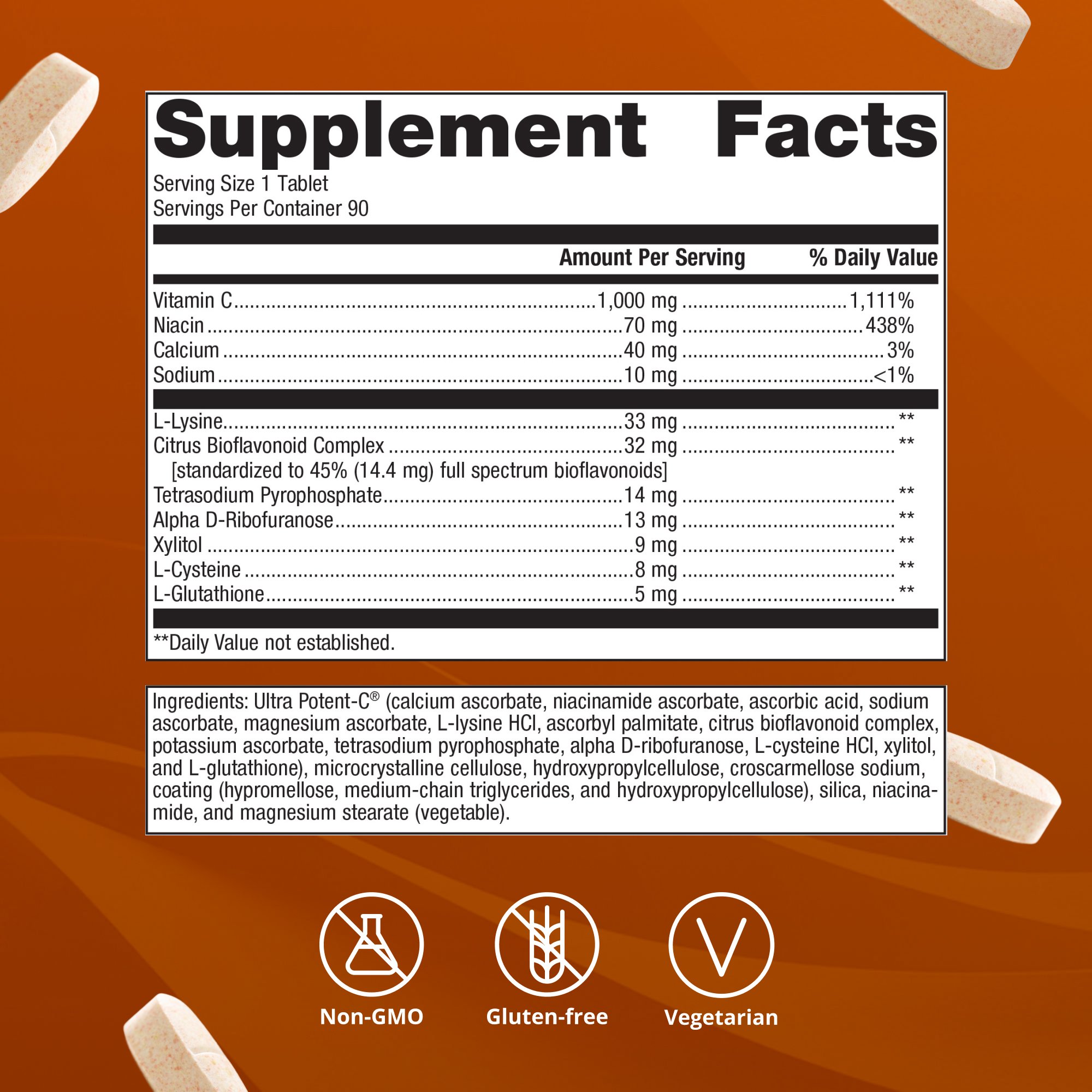 Ultra Potent-C 1000 Vitamin C | Metagenics