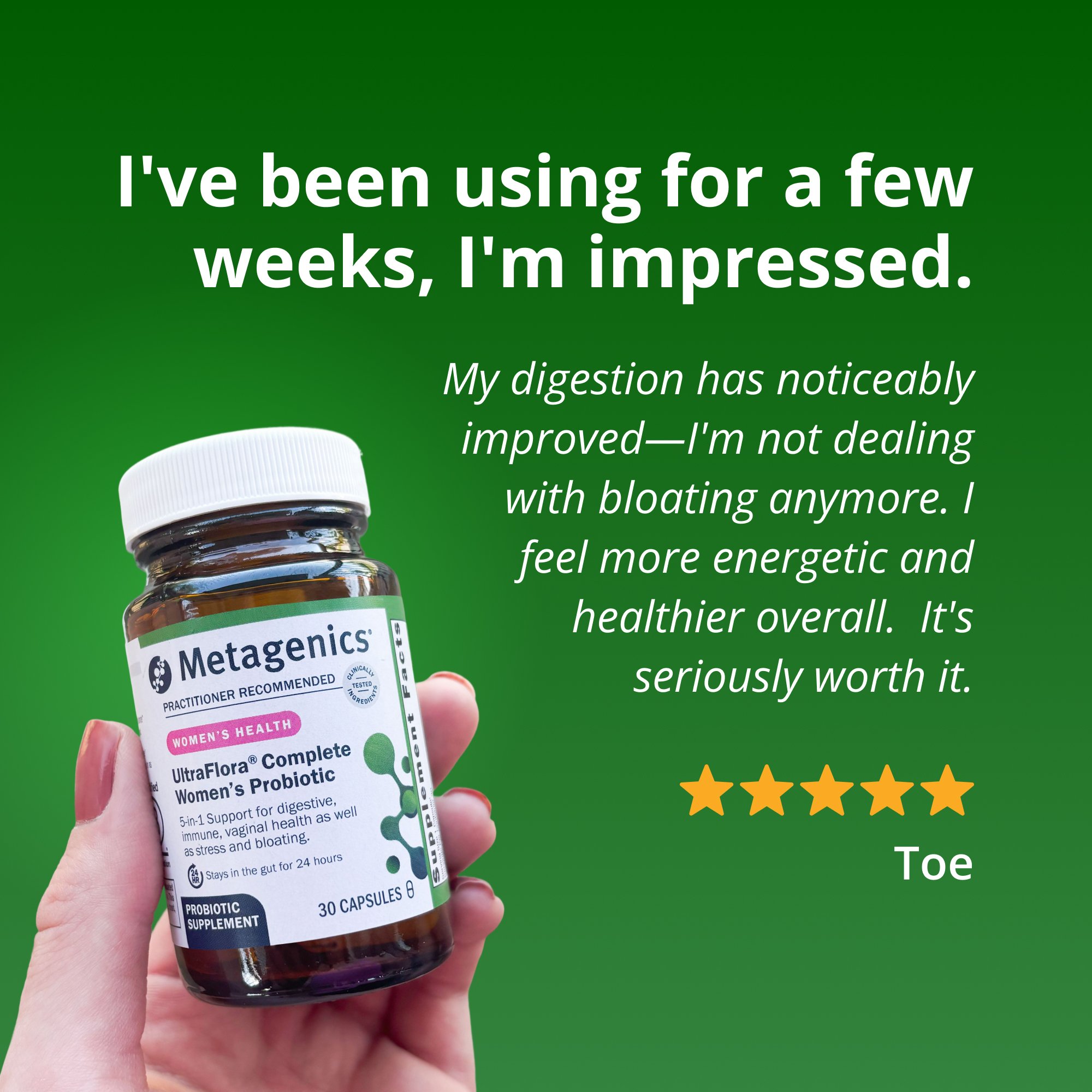 UltraFloraÂ® Complete Womenâ€™s Probiotic | Metagenics