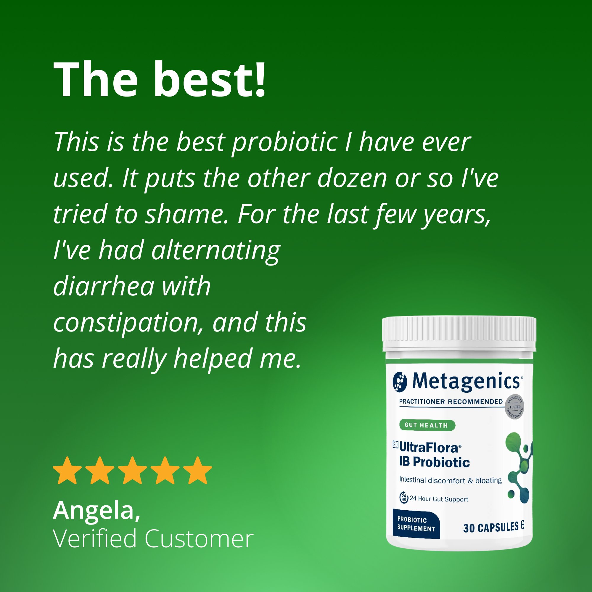 UltraFloraÂ® IB Probiotic Supplement | Metagenics