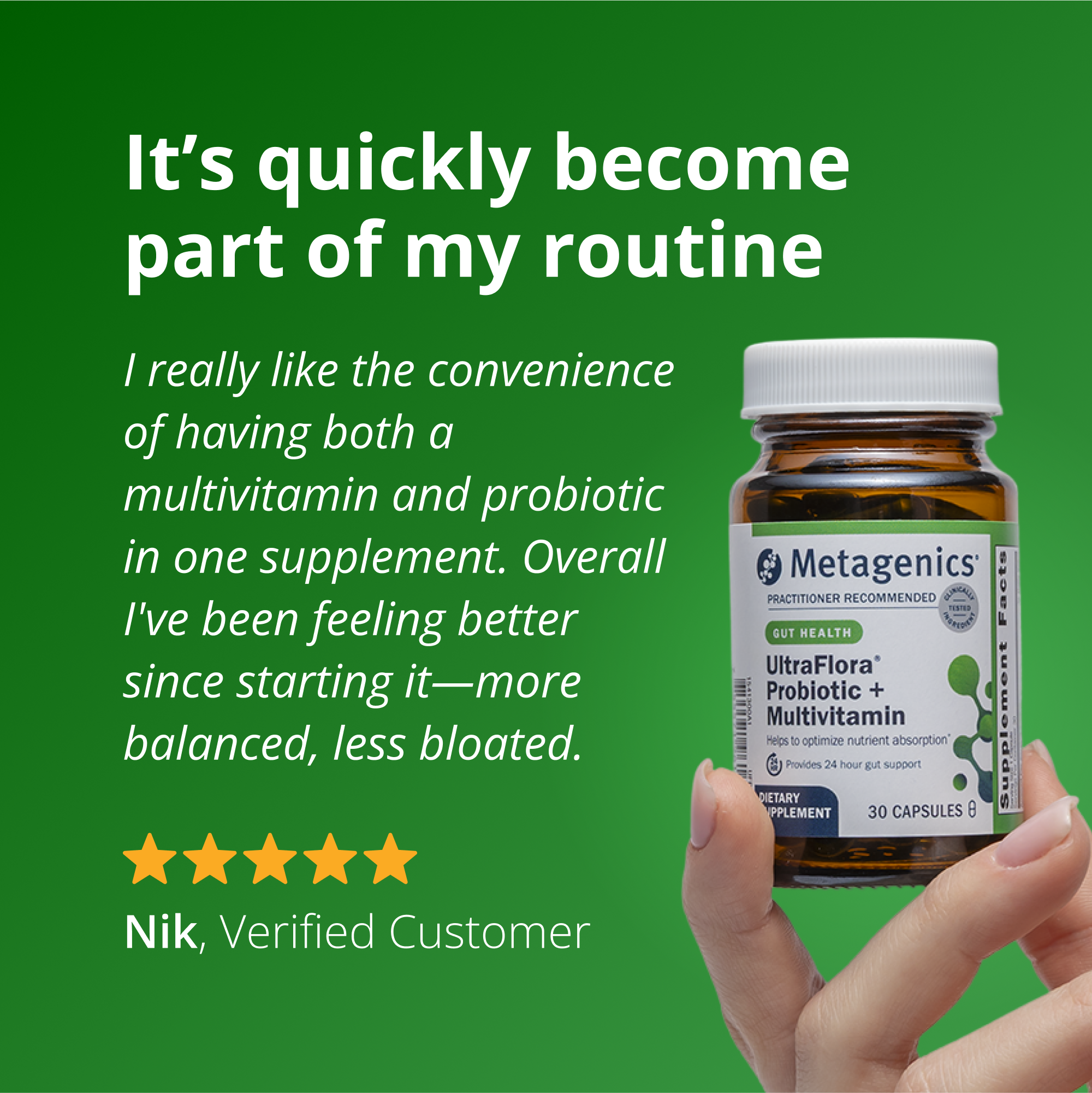 UltraFloraÂ® Probiotic Plus Multivitamin | Gut & Energy Support