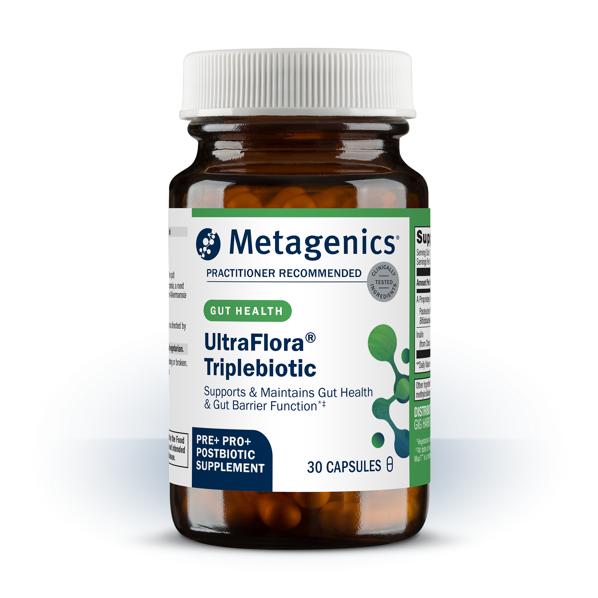 UltraFloraÂ® Triplebiotic with Akkermansia | Metagenics
