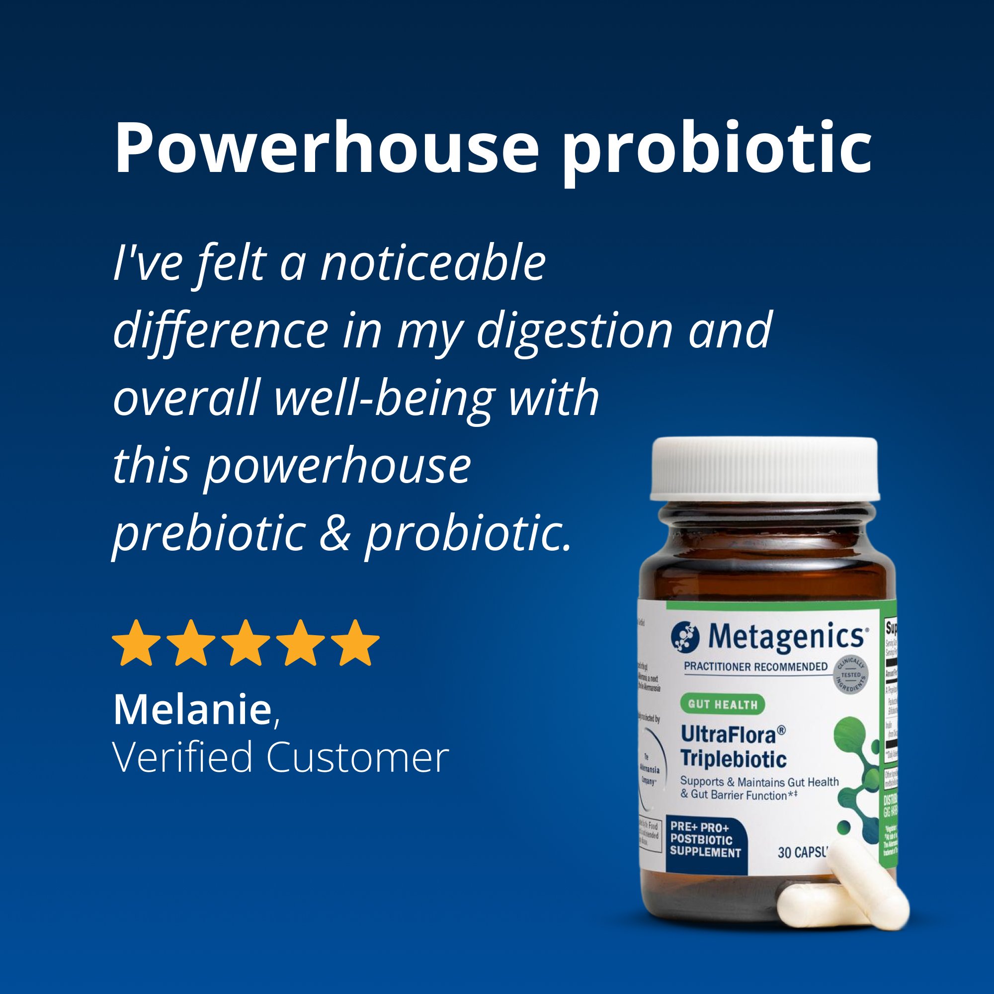 UltraFloraÂ® Triplebiotic with Akkermansia | Metagenics