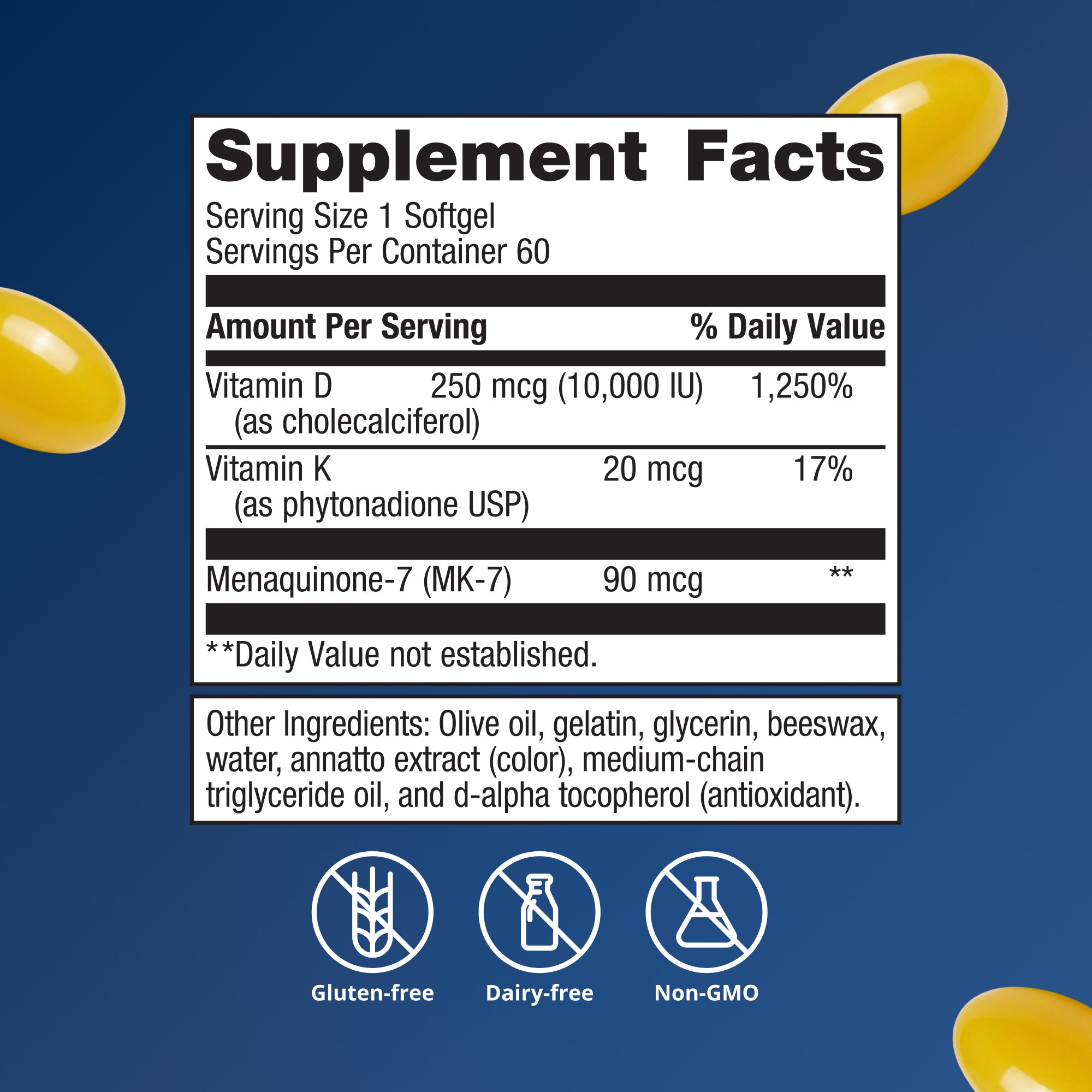Vitamin D3 10,000 with Vitamin K | Metagenics