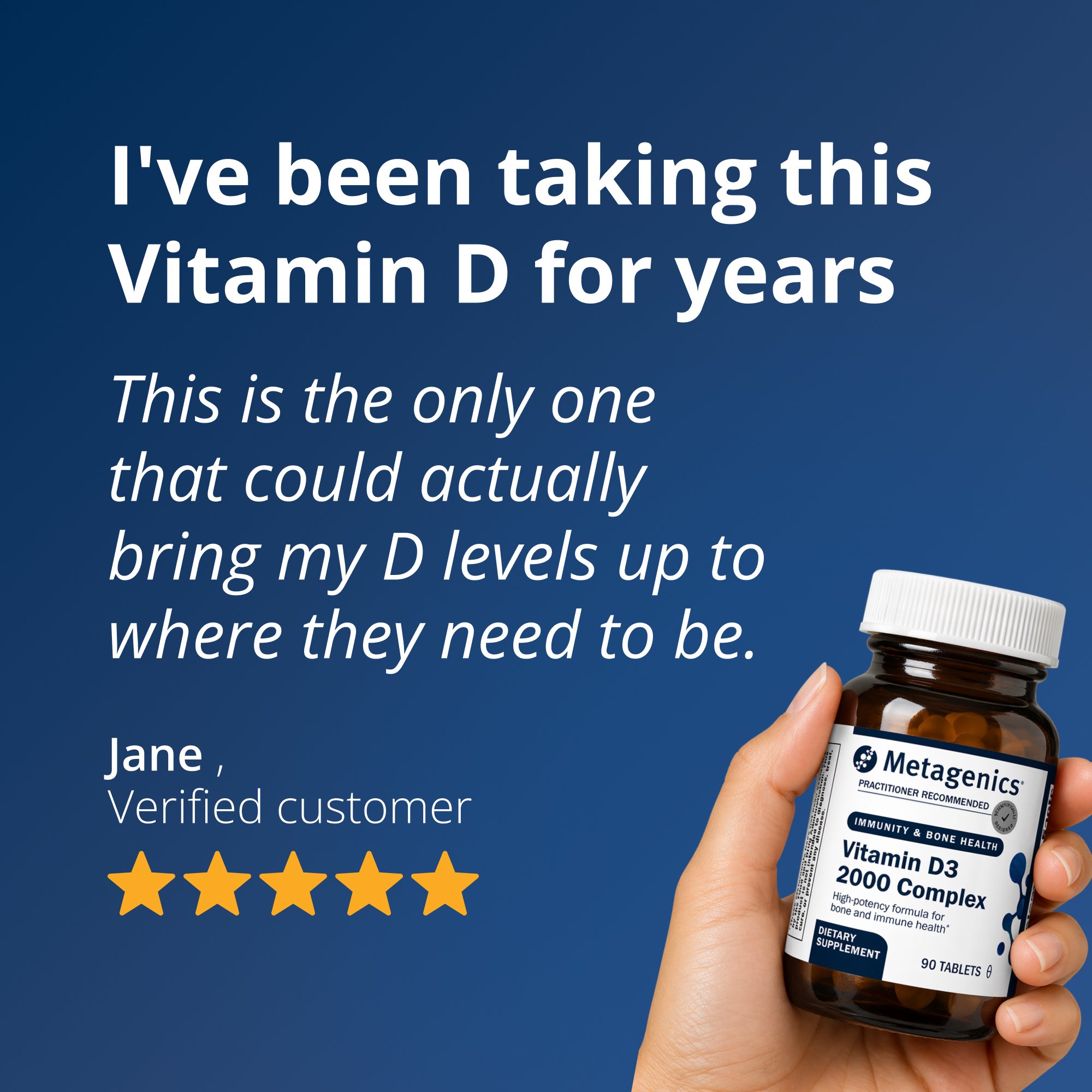 Vitamin D3 2000 Complex | Metagenics
