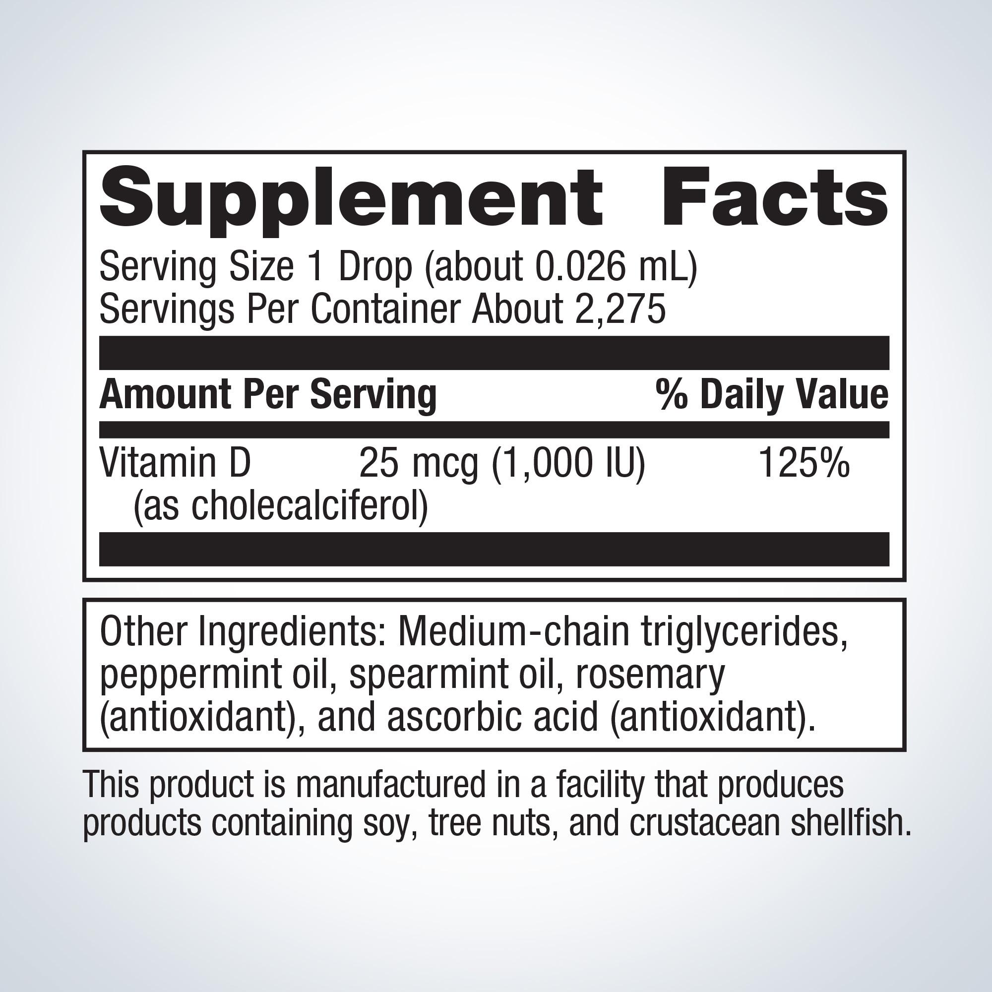 Vitamin D3 Liquid | Liquid Vitamin D | Metagenics
