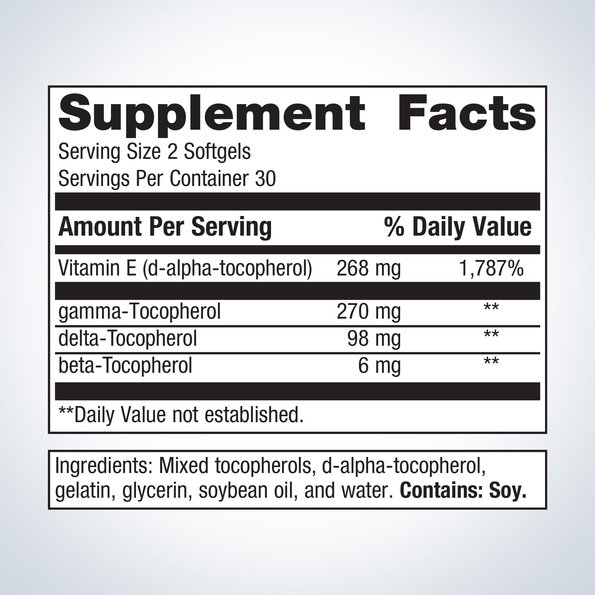 Vitamin E Mixed Tocopherols | Metagenics