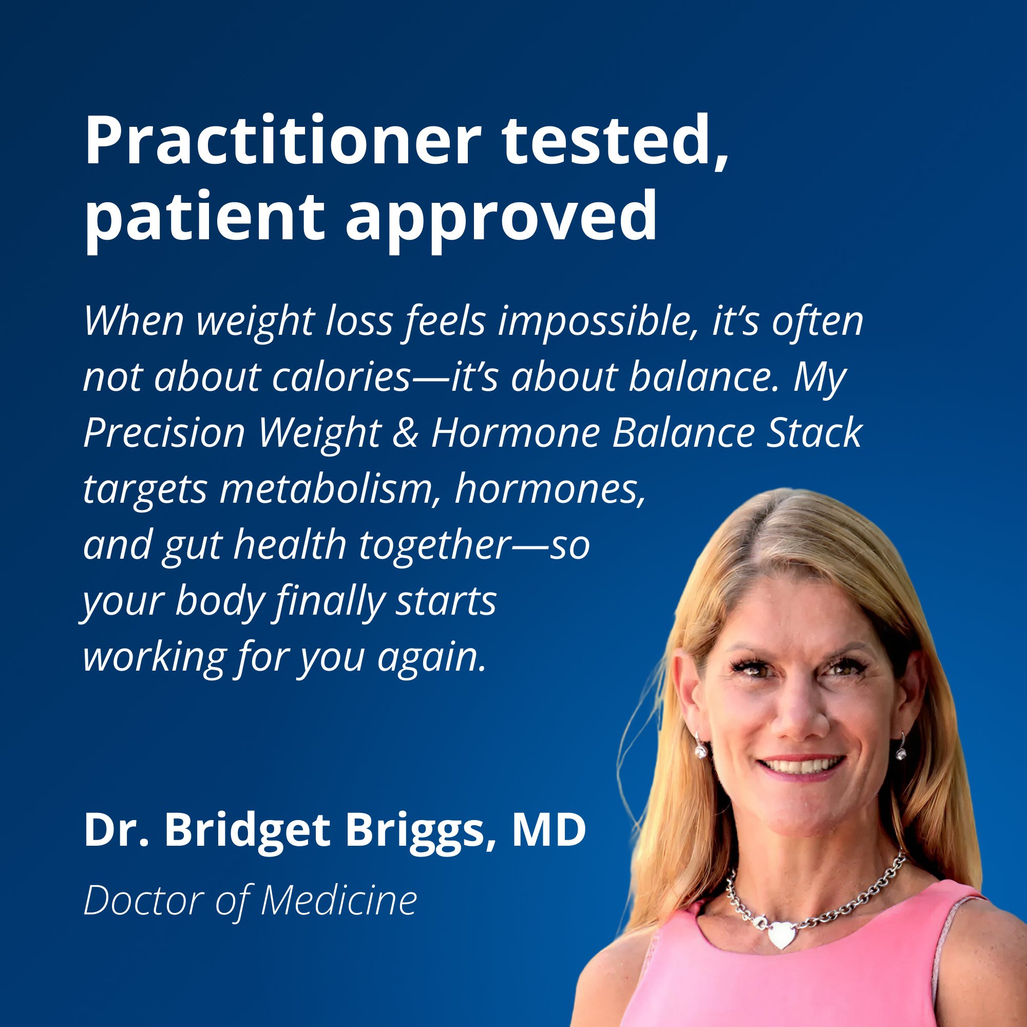 Precision Weight & Hormone Balance for Men by Dr. Bridget Briggs, MD
