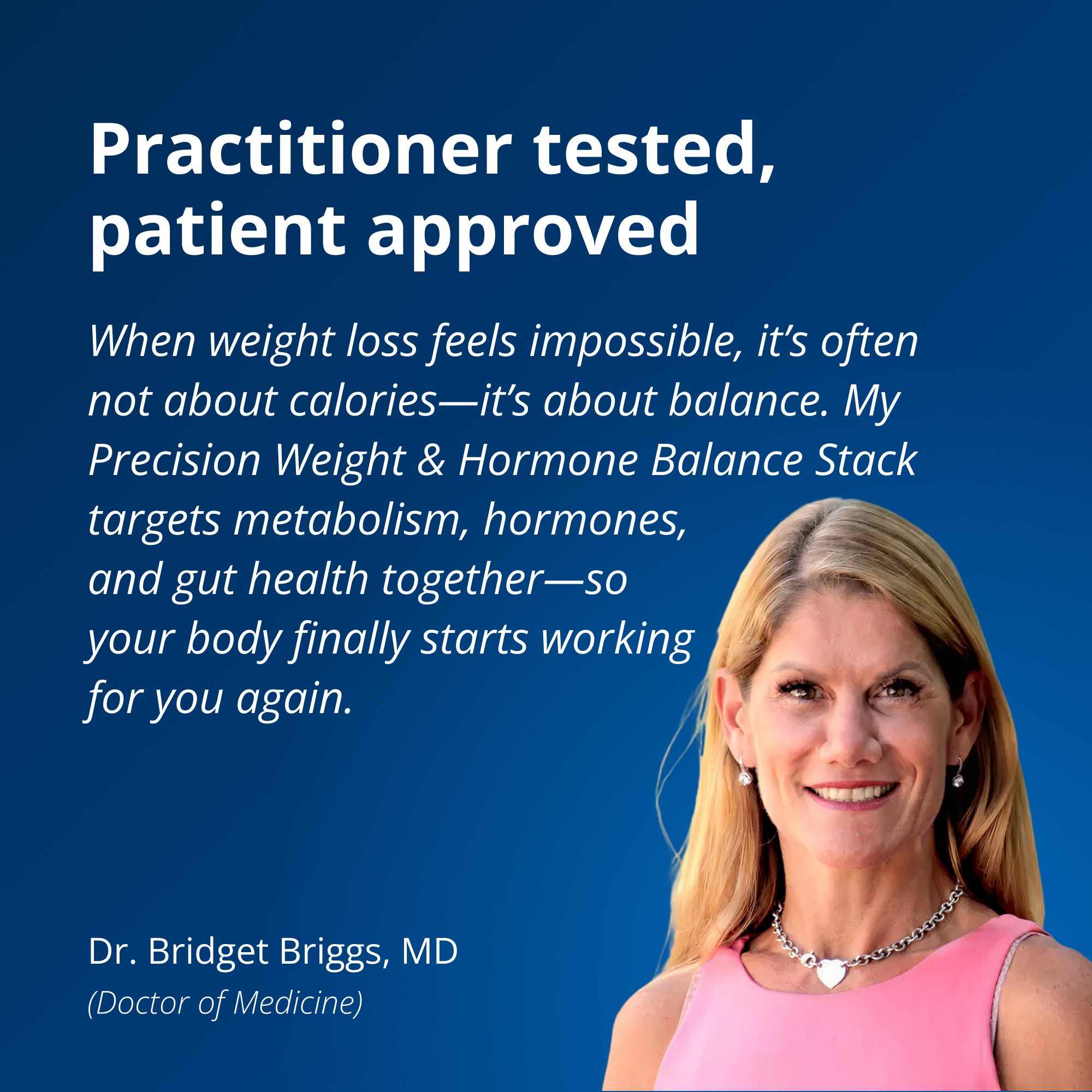 Precision Weight & Hormone Balance for Women by Dr. Bridget Briggs, MD