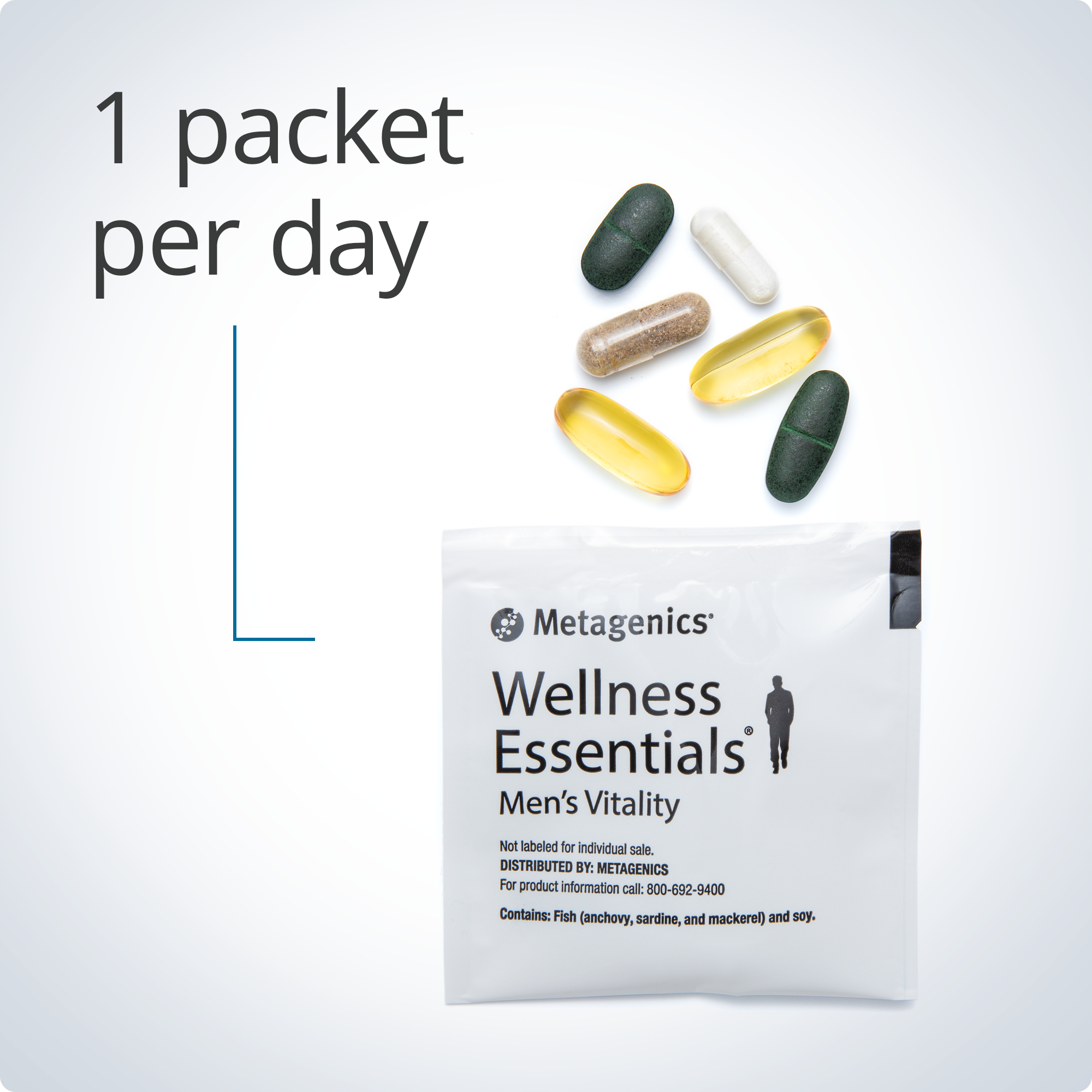 Wellness Essentials Menâ€™s Vitality Daily Packs | Metagenics